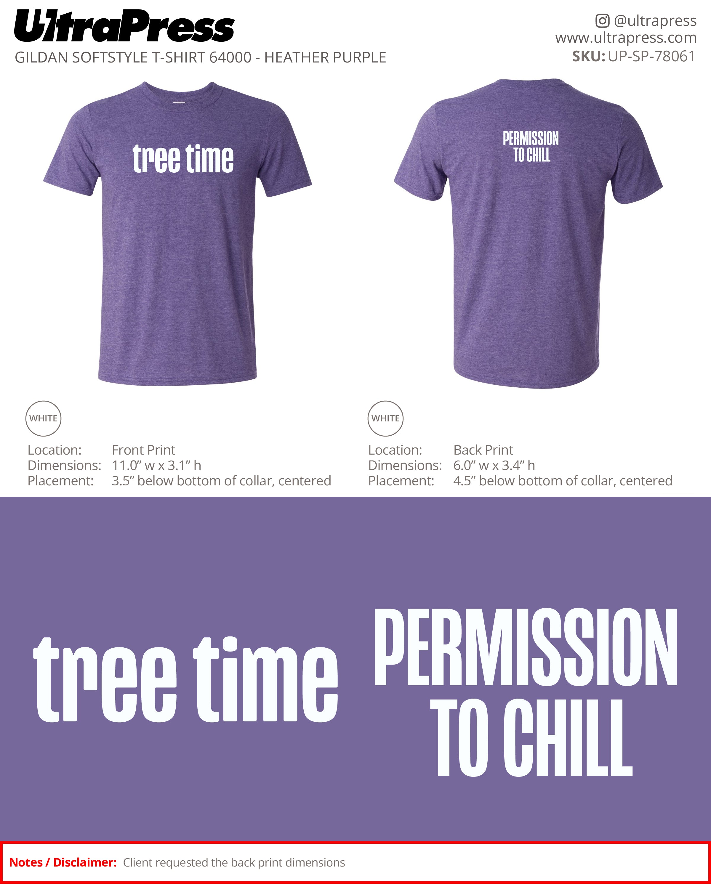 UP-SP-78061 Tree Time - Chris Borreson 100 Min Qty (Bulk)