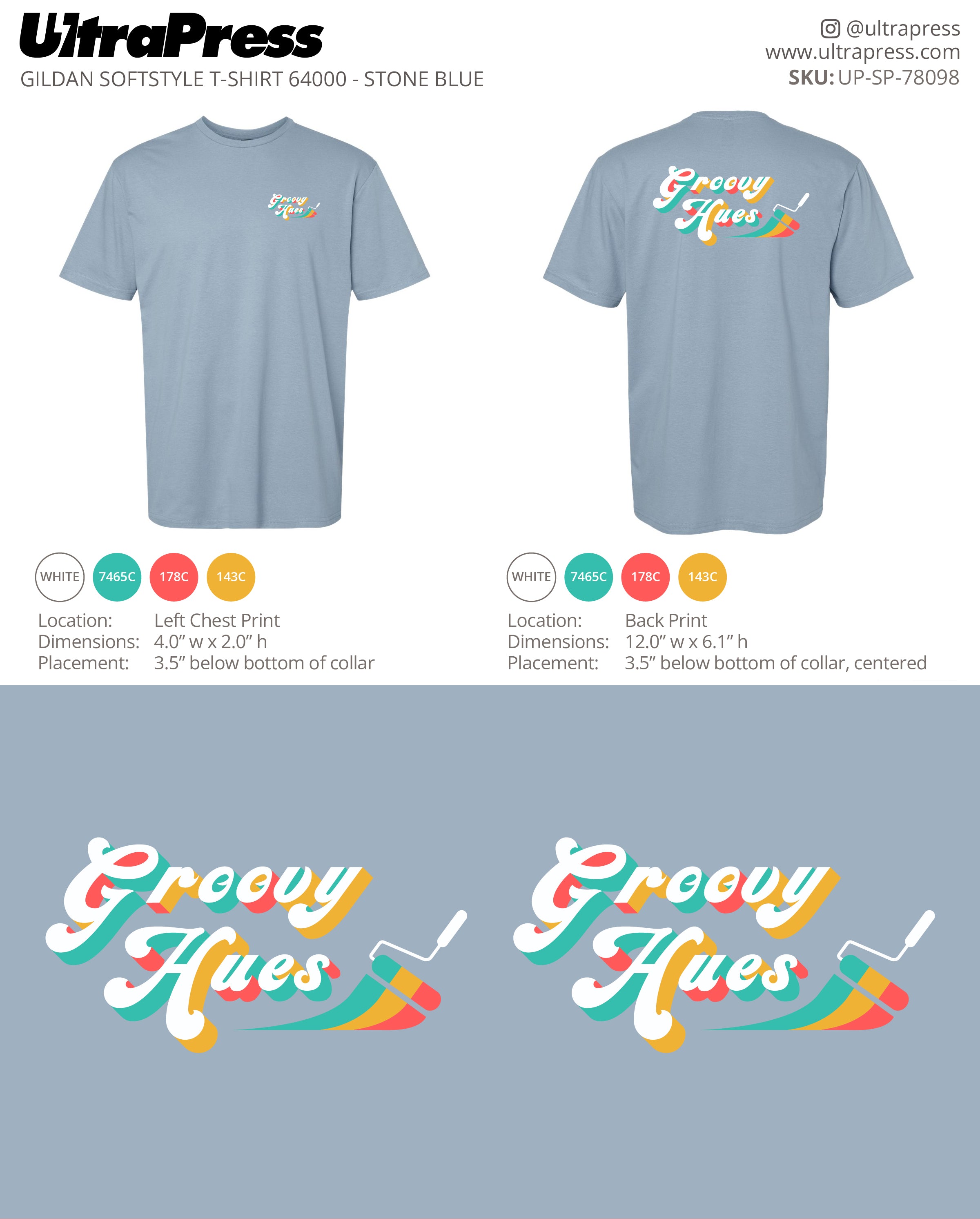 UP-SP-78098 Groovy Hues - Randy Carpen 100 Pieces Package (Bulk)