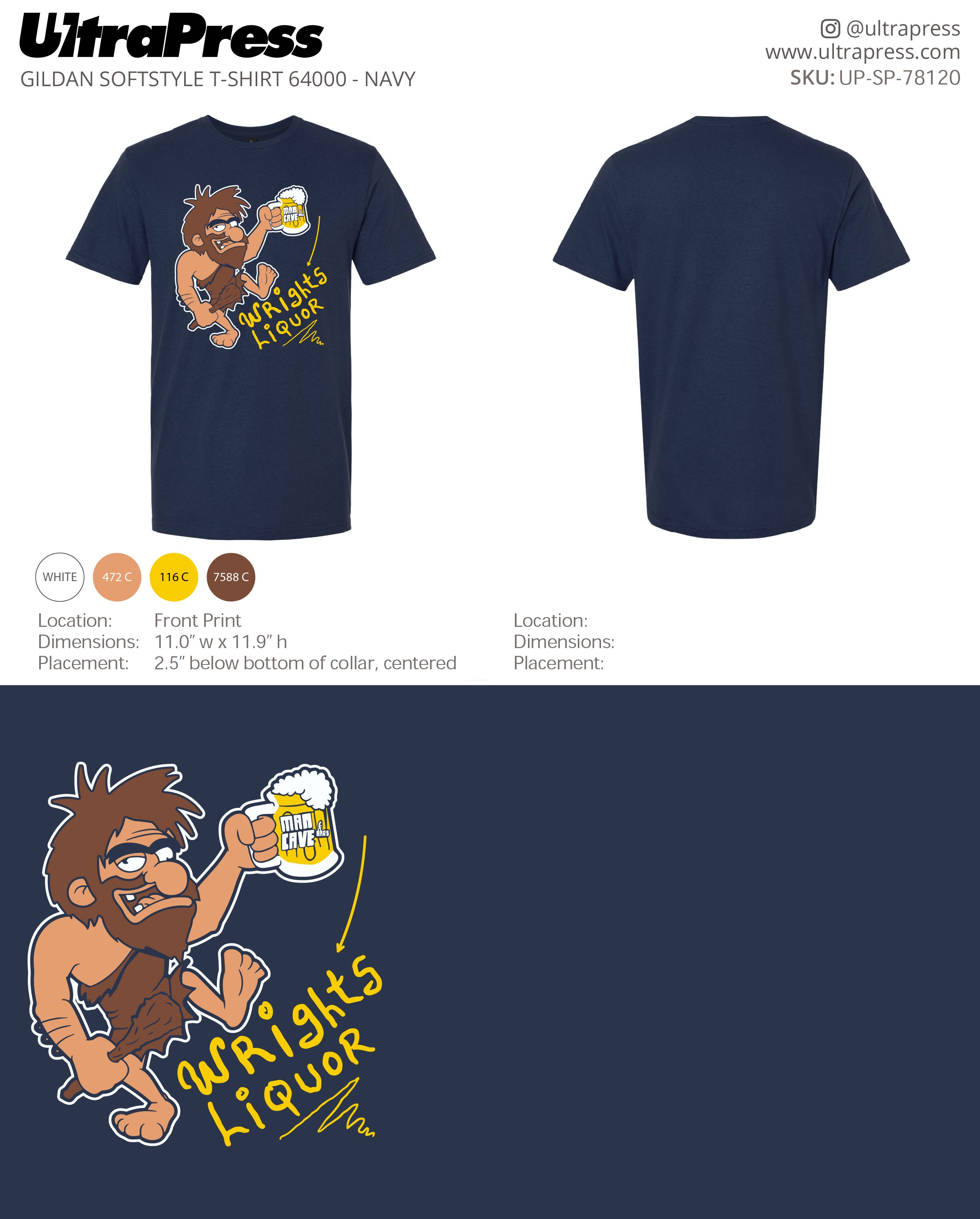 UP-SP-78120 Wrights Liquor - Danny Patel 100 Min Qty (Bulk)