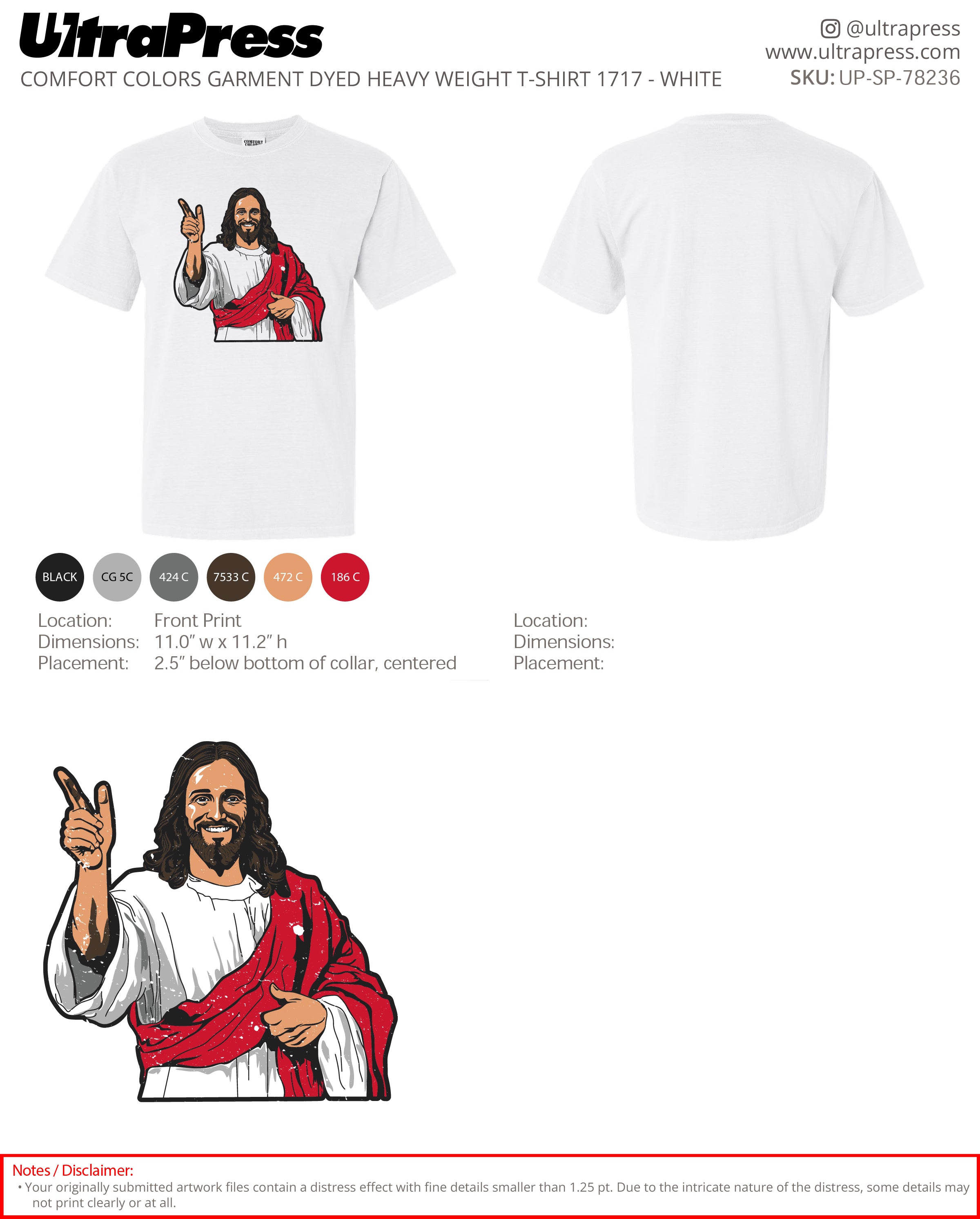 UP-SP-78236 Vintage Jesus Christ - Marc Atnipp 24 Min Qty (Bulk)