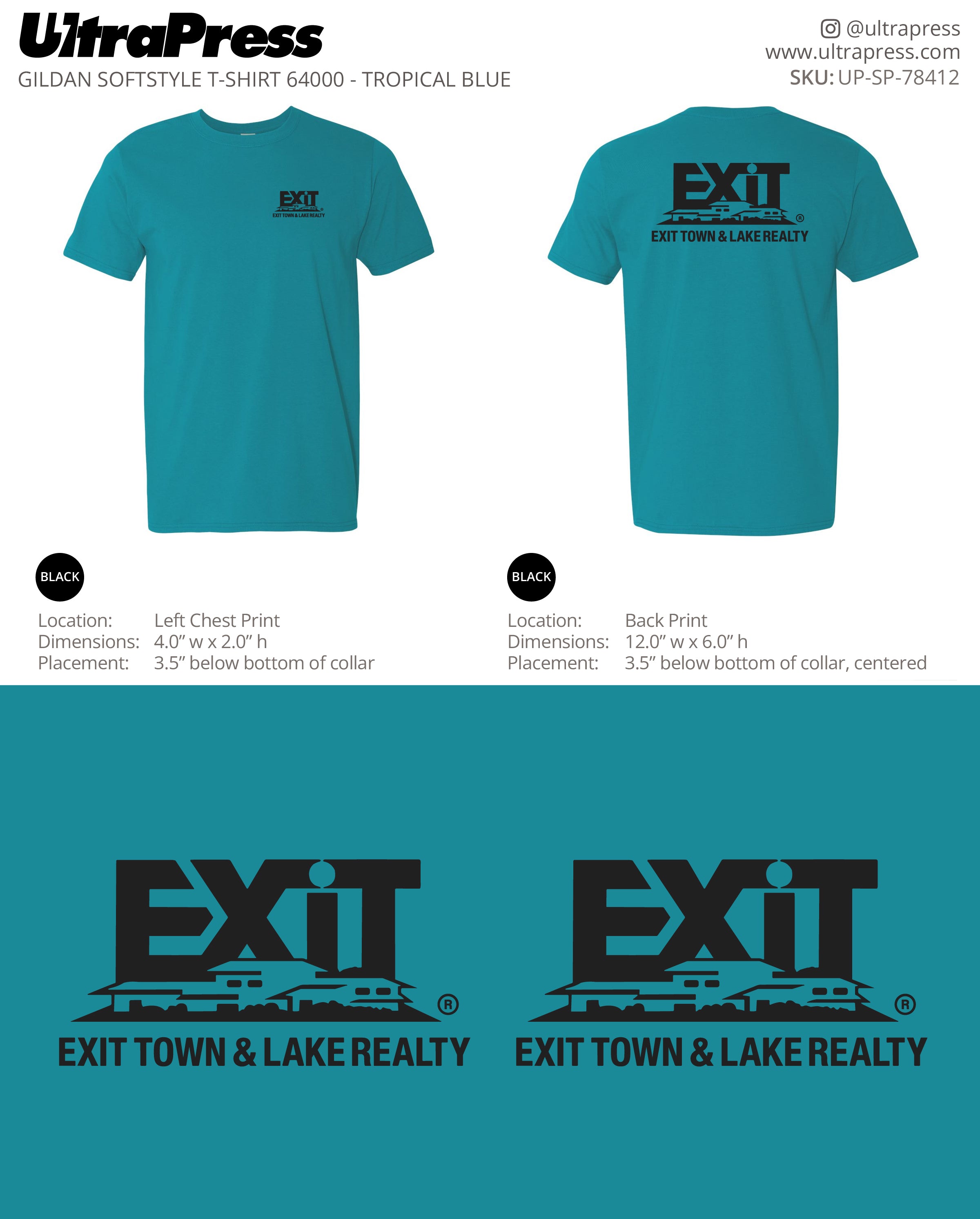 UP-SP-78412 Exit Town & Lake Realty - Rebecca Bulluck 100 Pieces Package (Bulk)