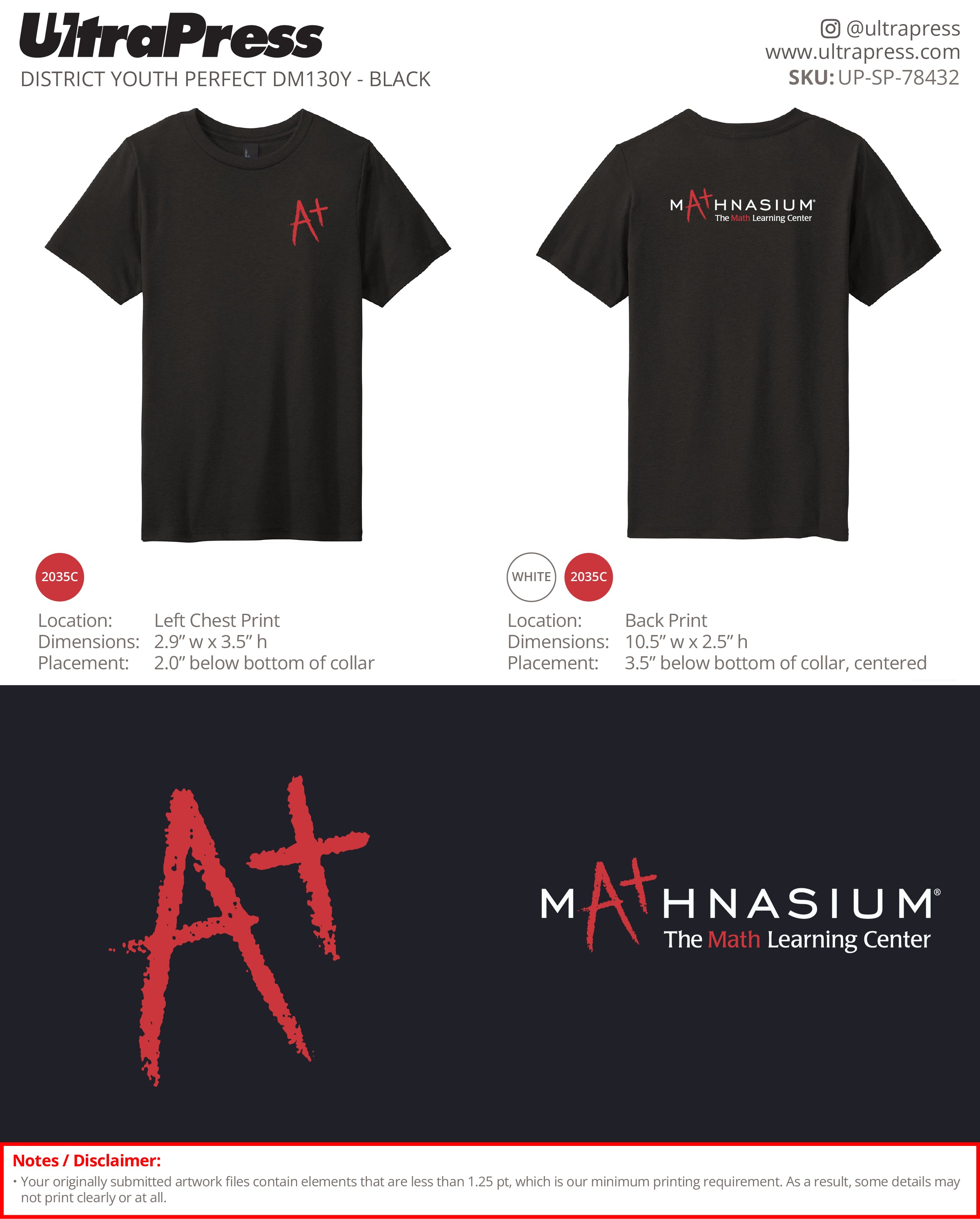 UP-SP-78432 Mathnasium - Alan Flyer 100 Min Qty (Bulk)