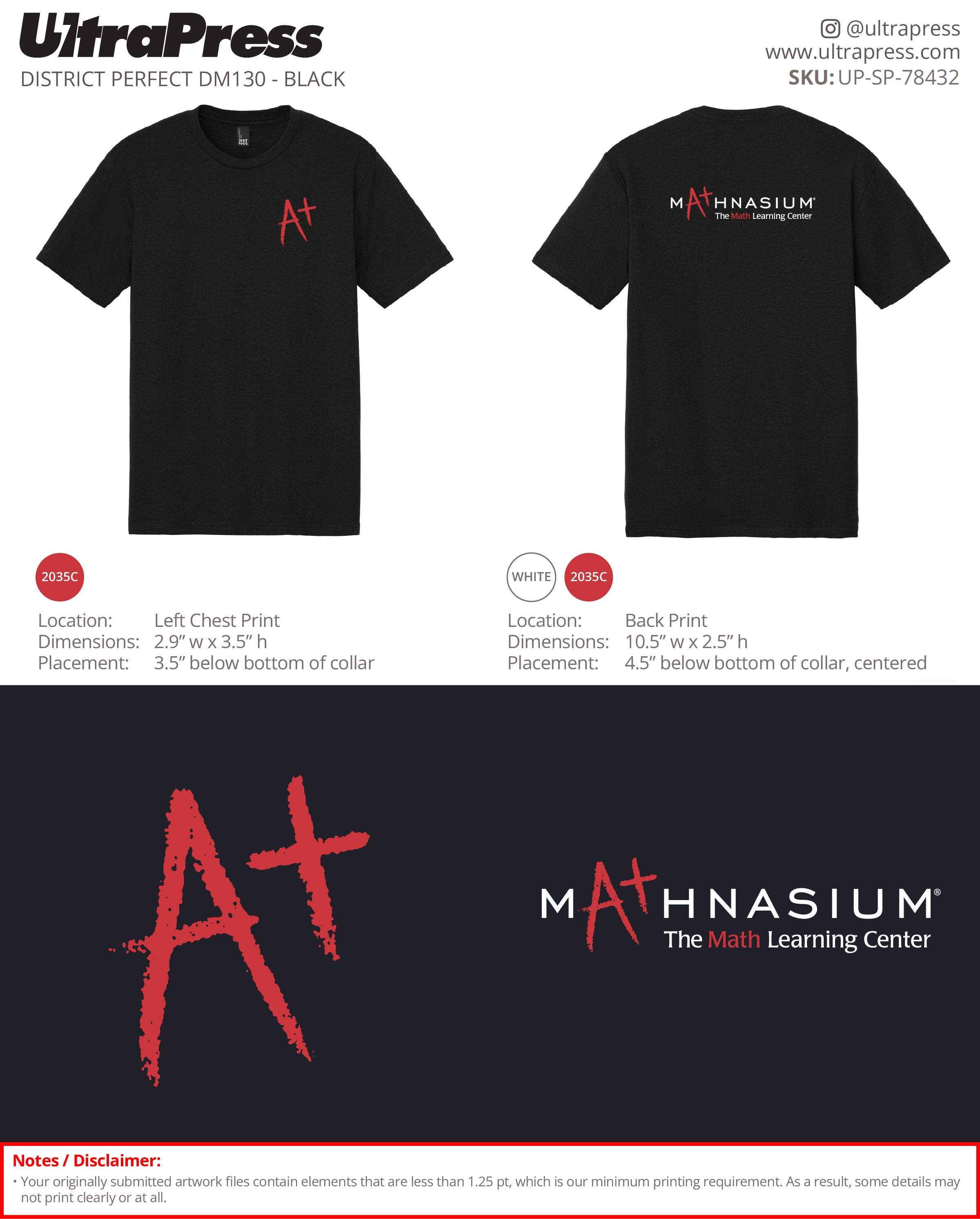 UP-SP-78432 Mathnasium - Alan Flyer 100 Min Qty (Bulk)