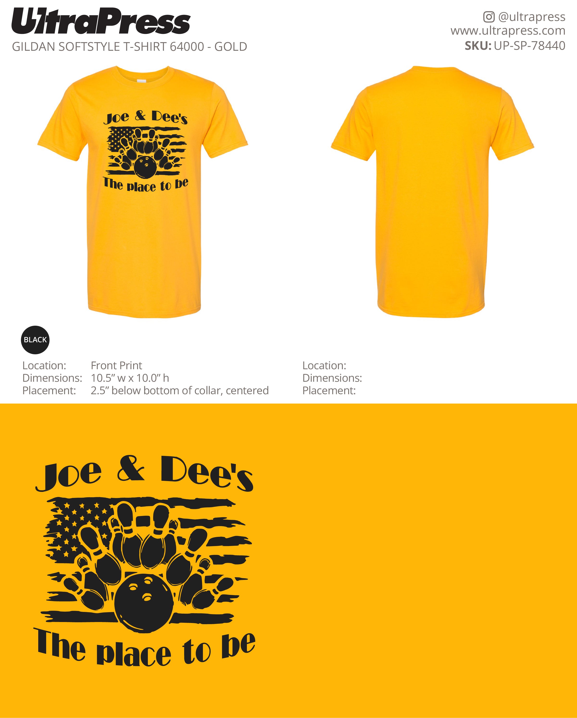 UP-SP-78440 Joe's and Dee's the place to be - Joe Kessel 100 Pieces Package (Bulk)