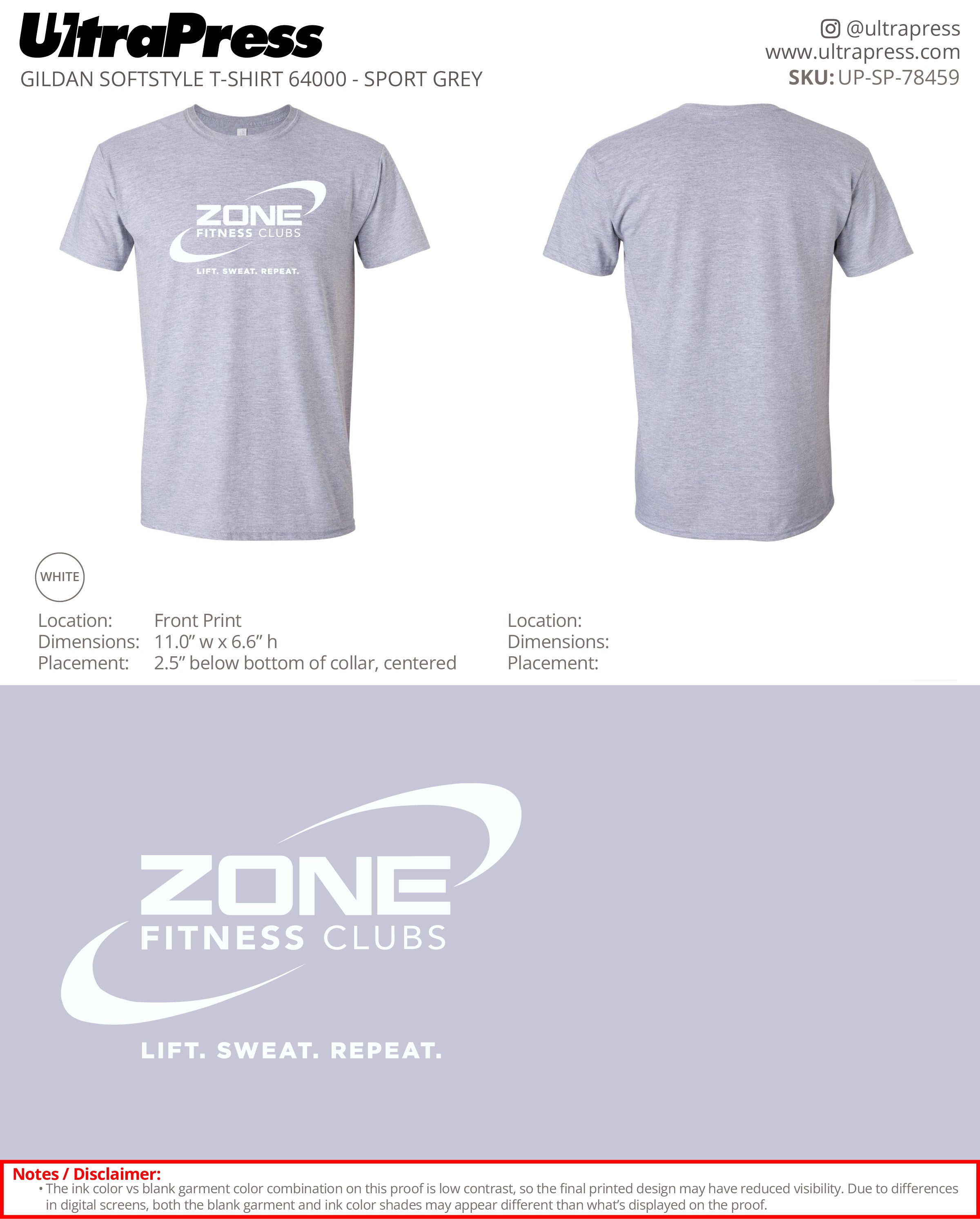 UP-SP-78459 Order - Tim Forrest 100 Min Qty (Bulk)