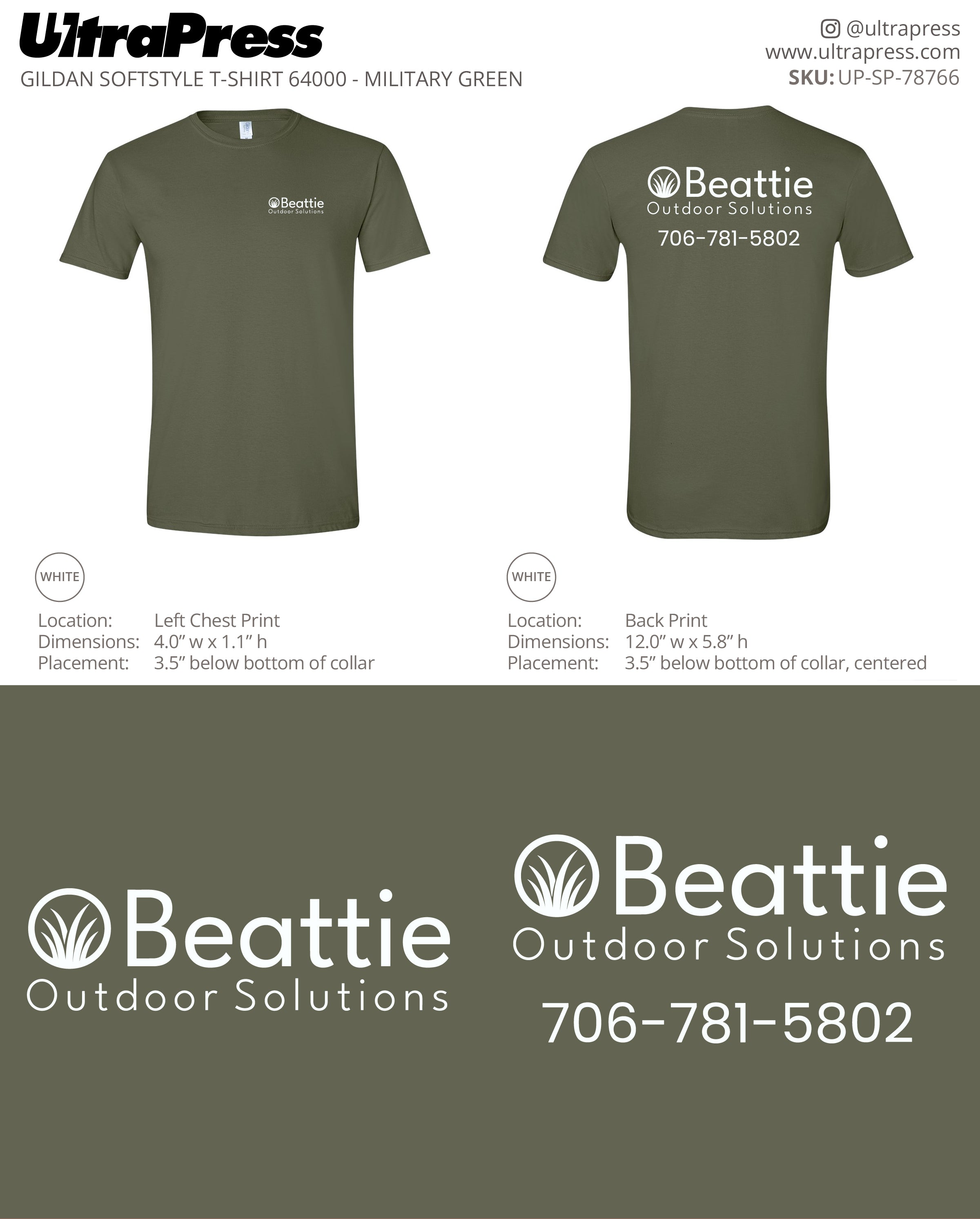 UP-SP-78766 Beattie Outdoor Solution - Colten Beattie 50 Min Qty (Bulk)