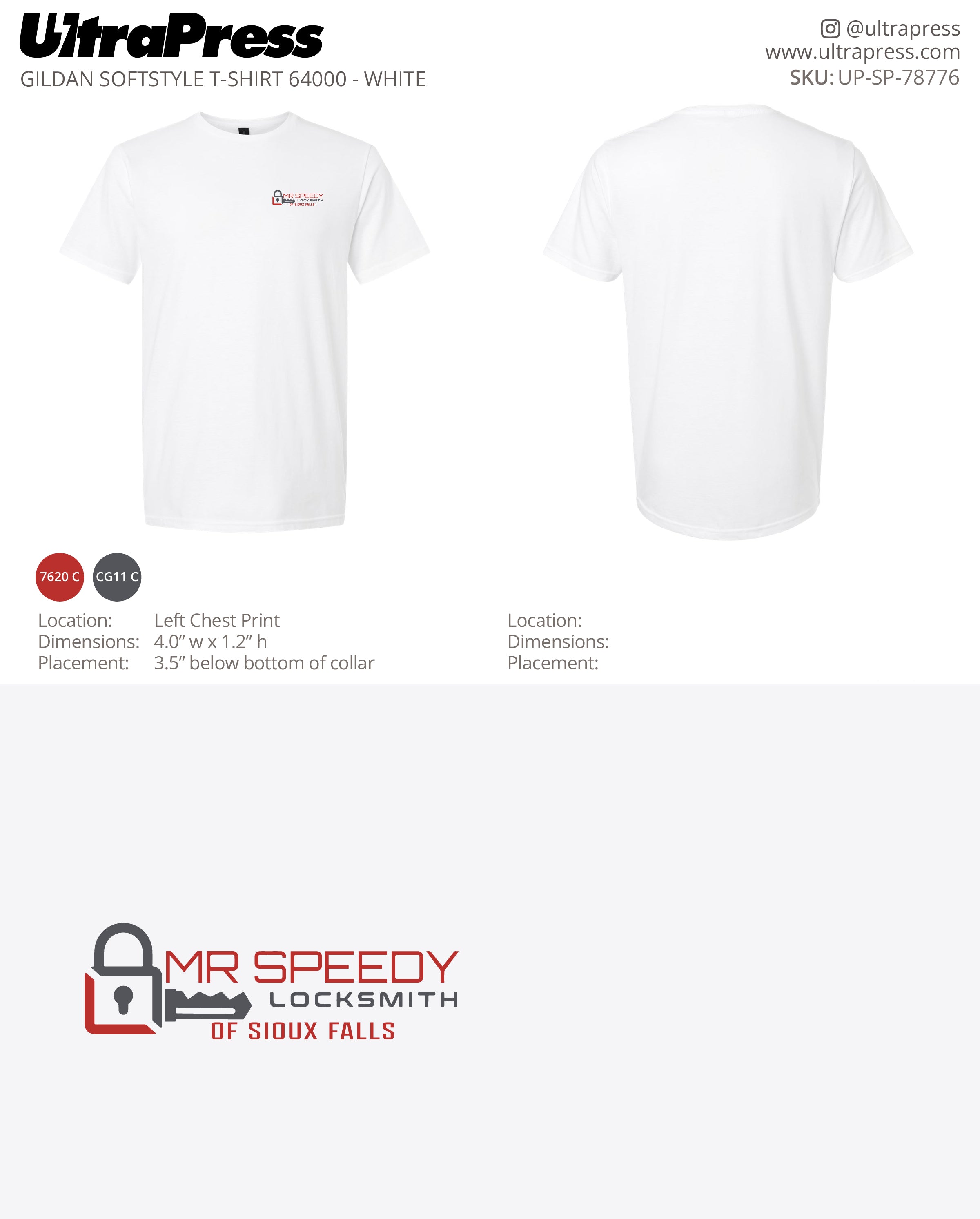 UP-SP-78776 Mr. Speedy Locksmith - Corey Larson 100 Min Qty (Bulk)