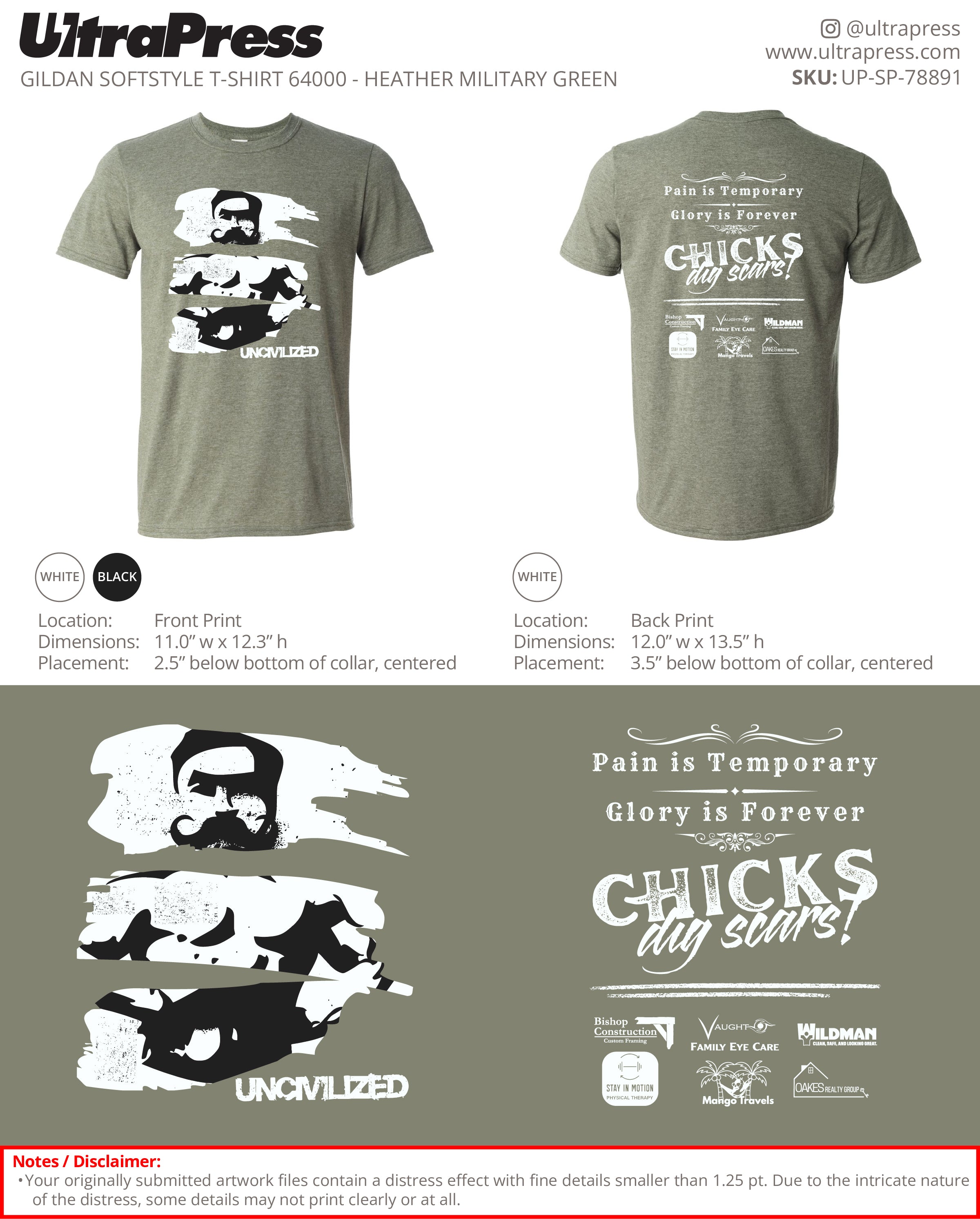 UP-SP-78891 UNCIVILIZED - Dave Crandall 100 Min Qty (Bulk)