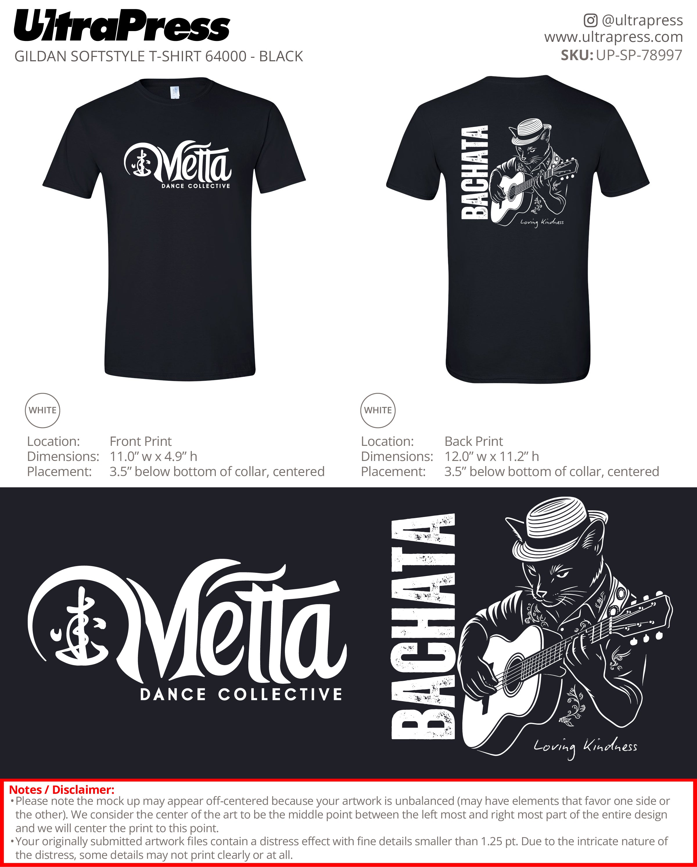 UP-SP-78997 Metta Dance Collective - Carina Palomino 100 Min Qty (Bulk)