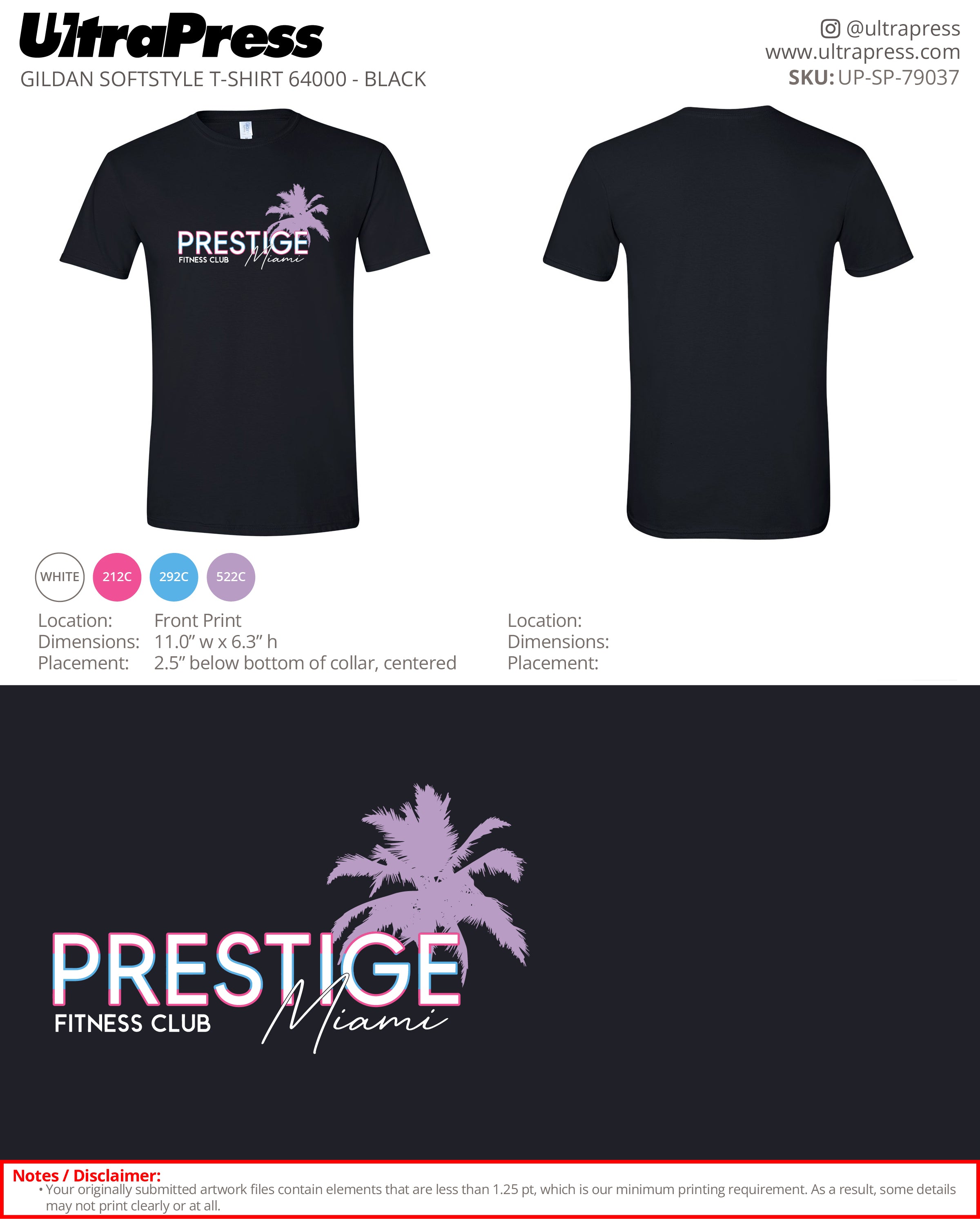 UP-SP-79037 Prestige Fitness Club - Richard Vargas 100 Pieces Package (Bulk)