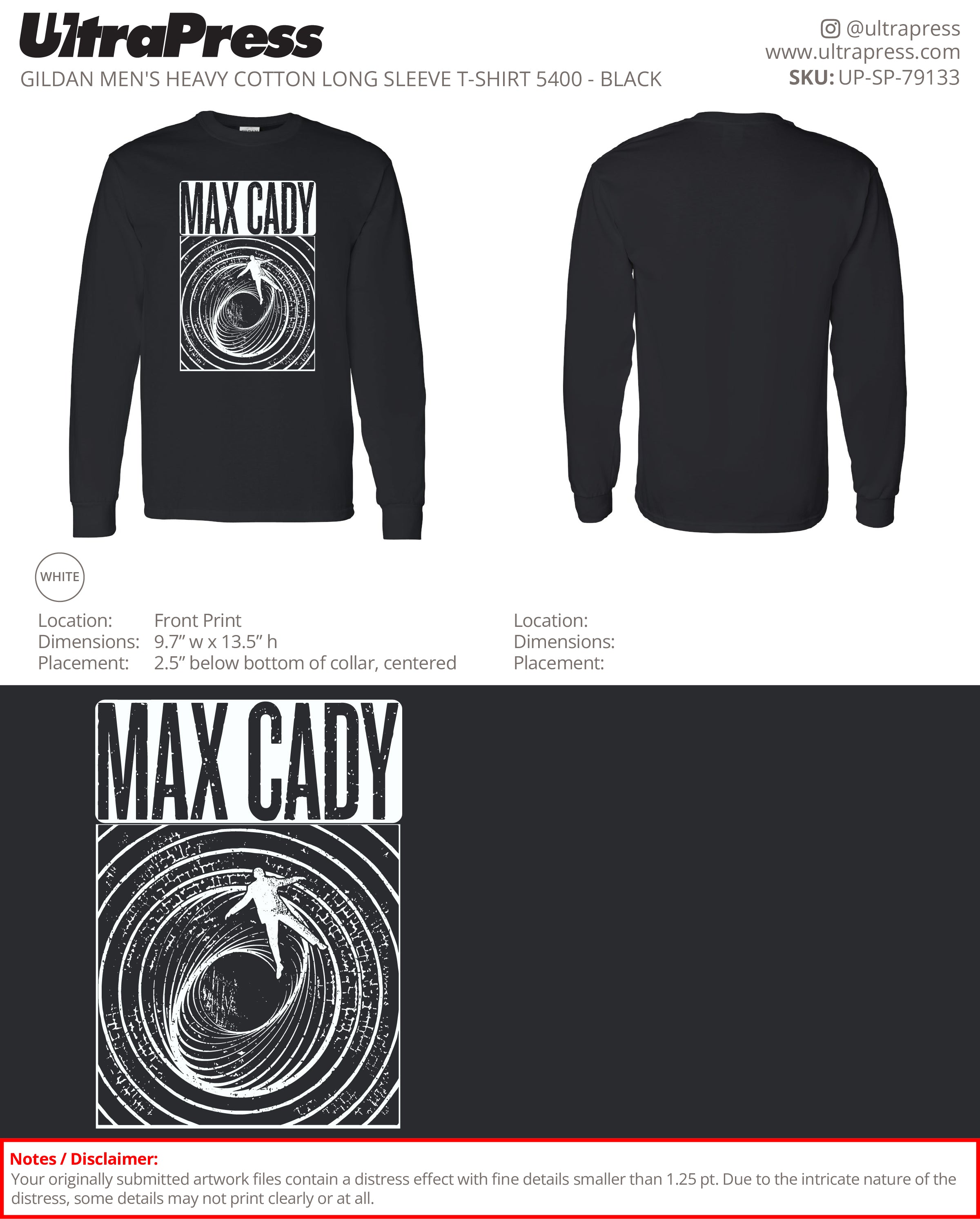 UP-SP-79133 Max Cady - Justin Moore 50 Min Qty (Bulk)