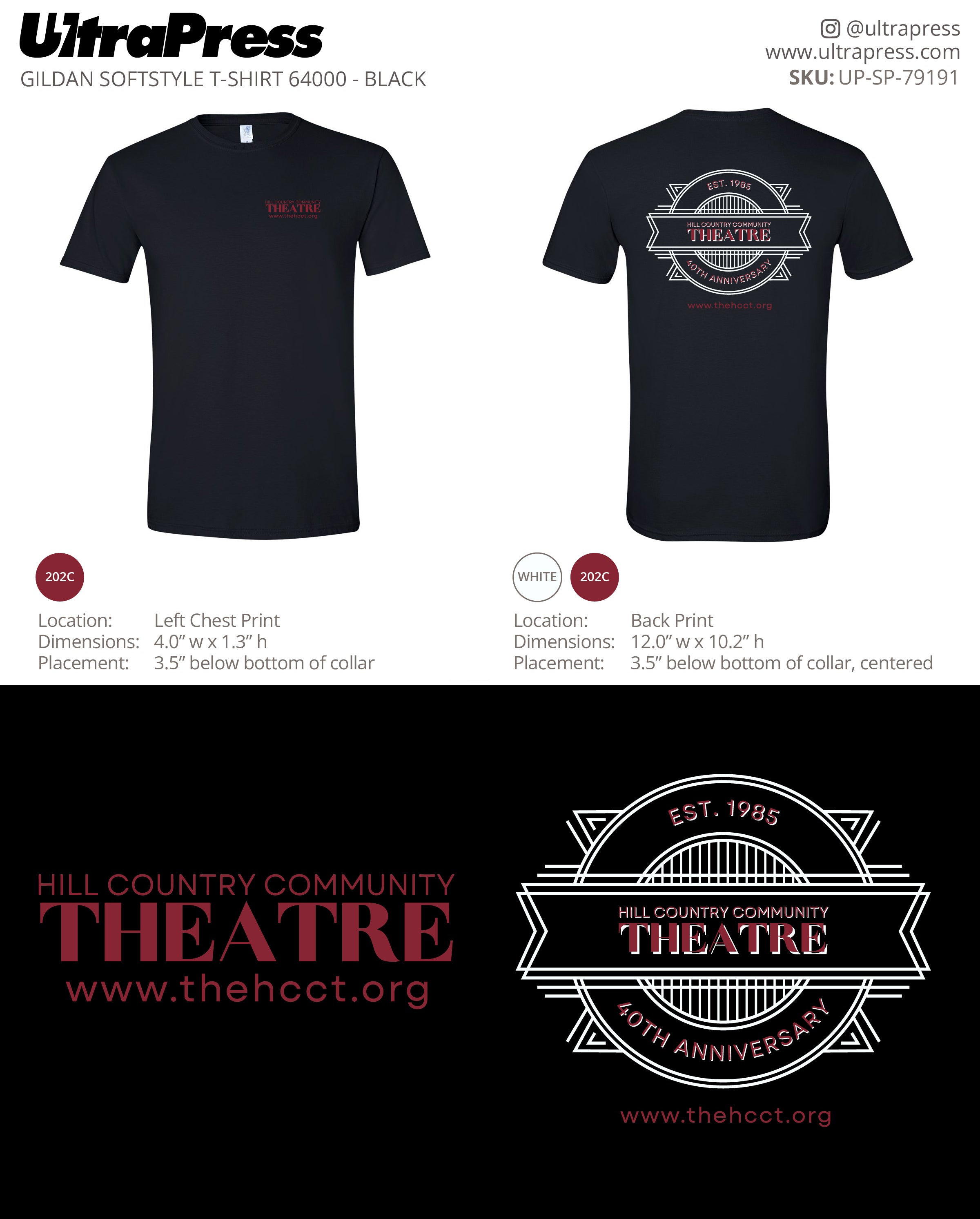 UP-SP-79191 Hill Country Community Theatre - Heidi Melton 100 Min Qty (Bulk)