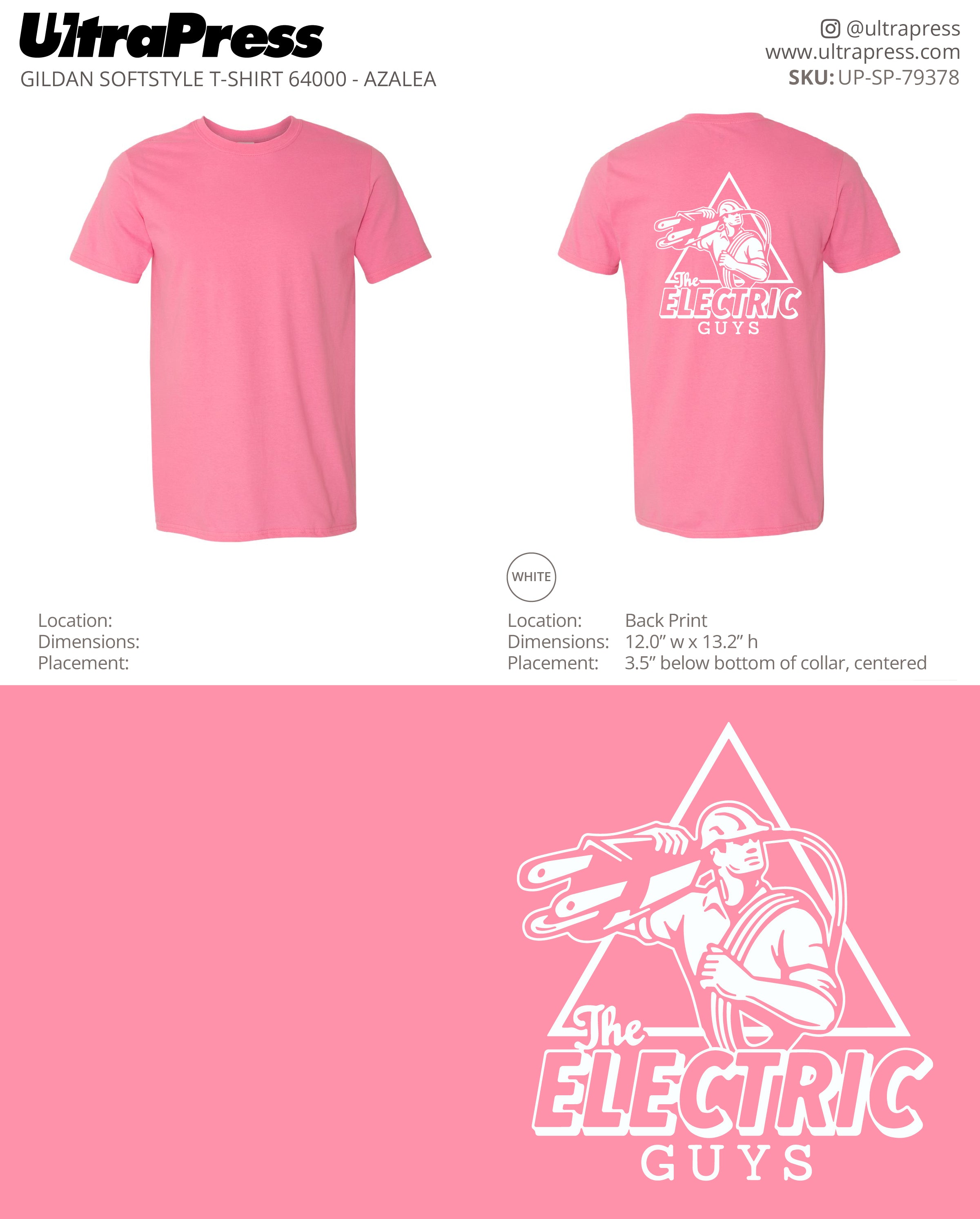 UP-SP-79378 The Electric Guys Shirts - Jami Carley 100 Min Qty (Bulk)