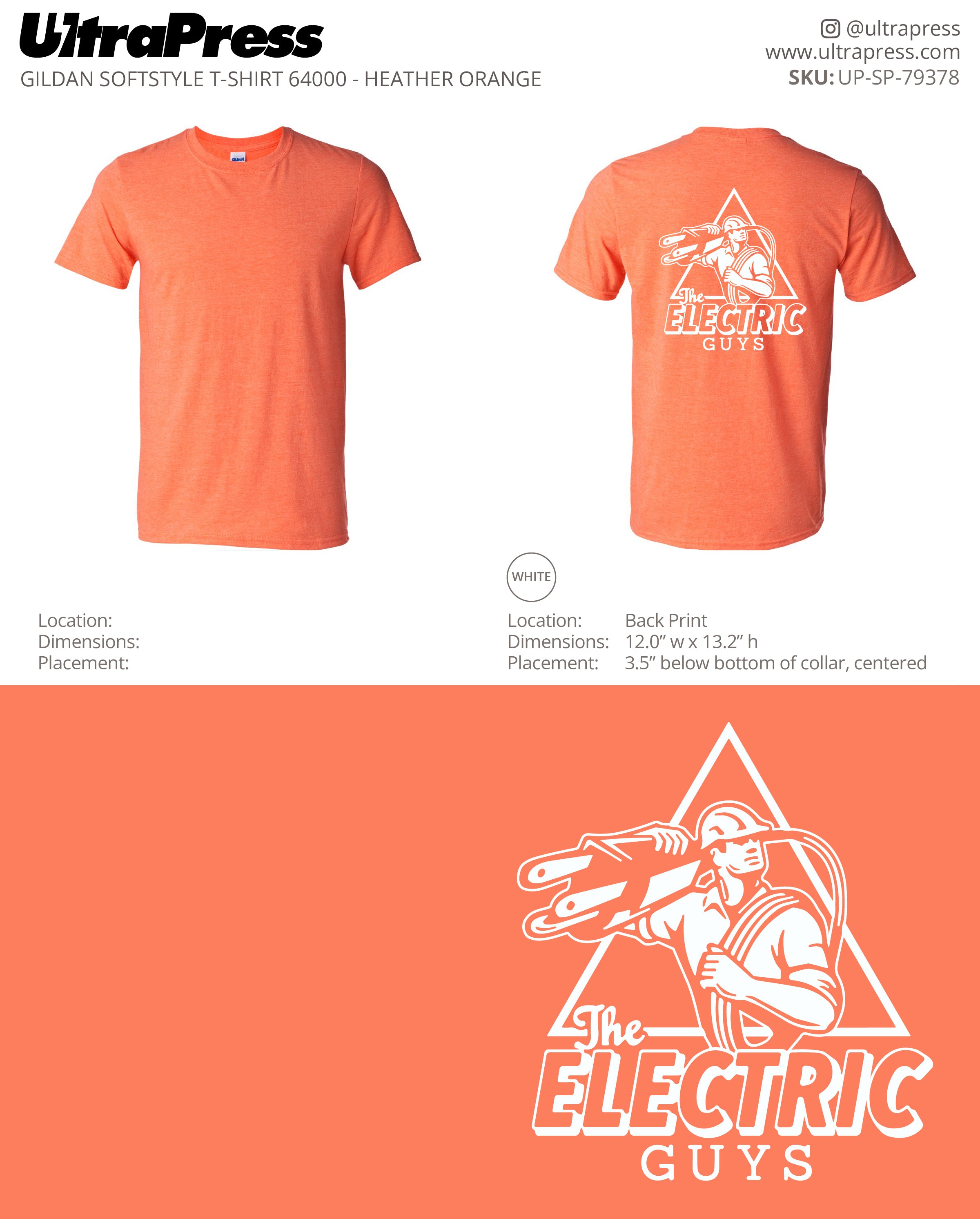 UP-SP-79378 The Electric Guys Shirts - Jami Carley 100 Min Qty (Bulk)