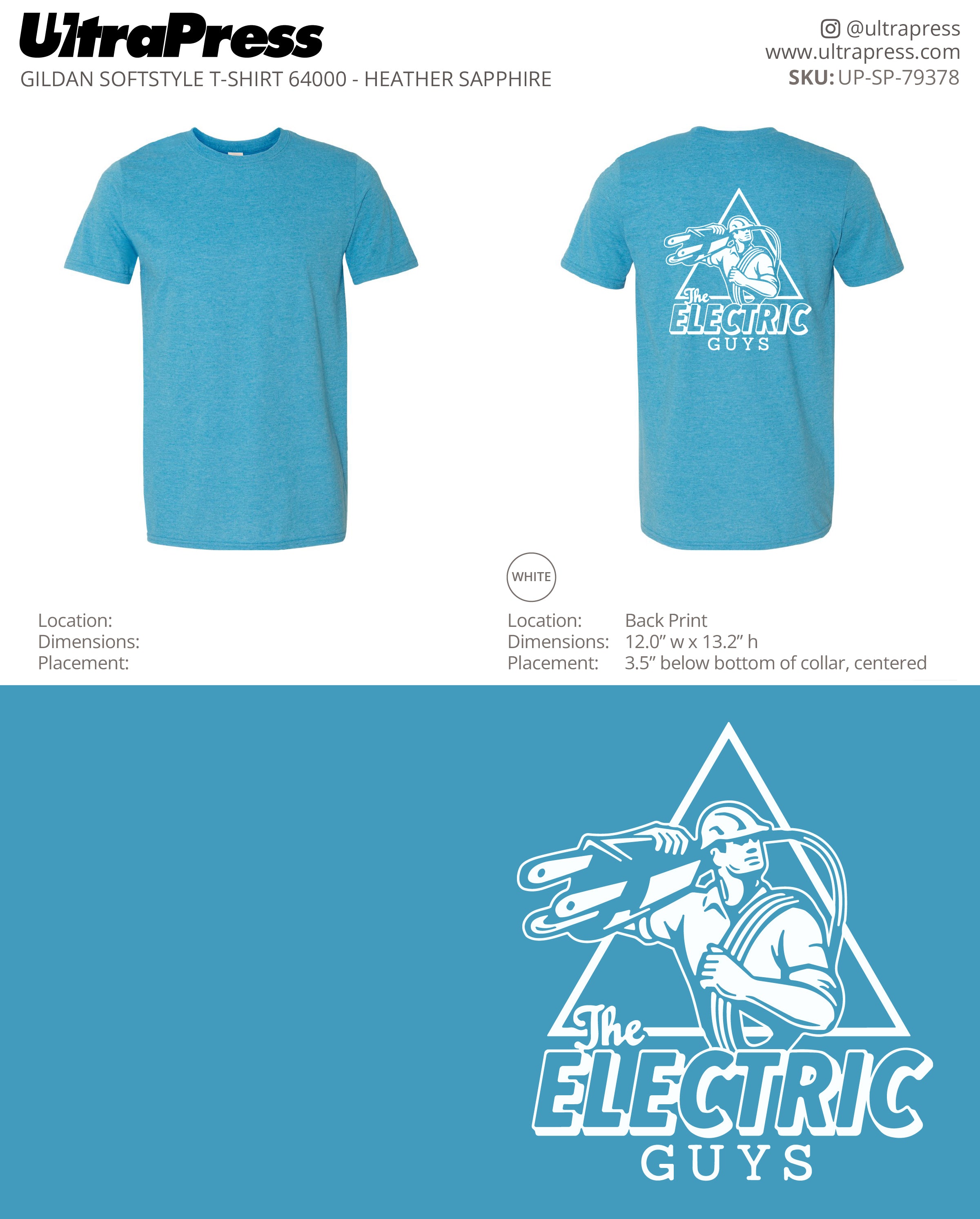 UP-SP-79378 The Electric Guys Shirts - Jami Carley 100 Min Qty (Bulk)