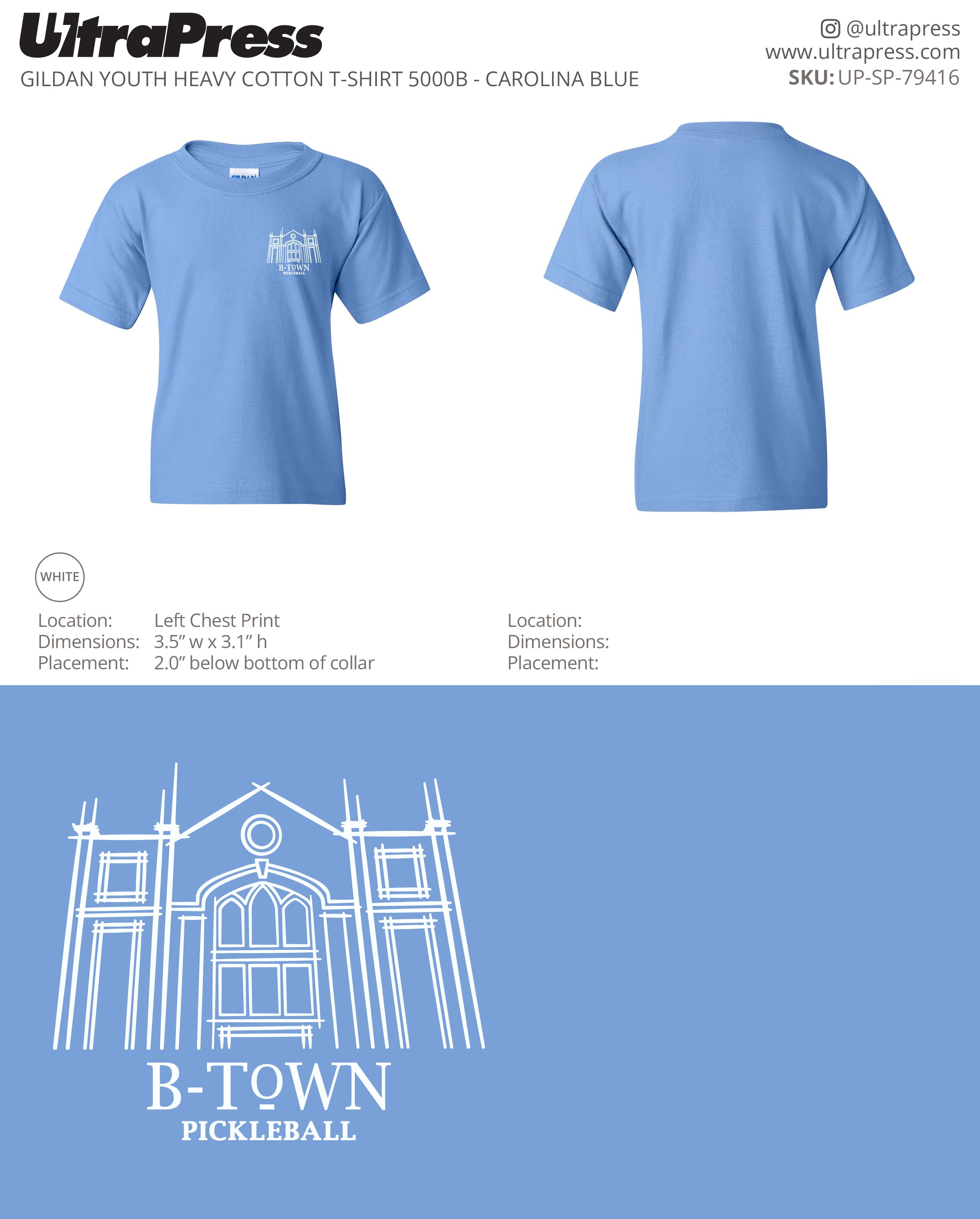 UP-SP-79416 B-Town Pickleball Youth - David Cannon 100 Pieces Package (Bulk)