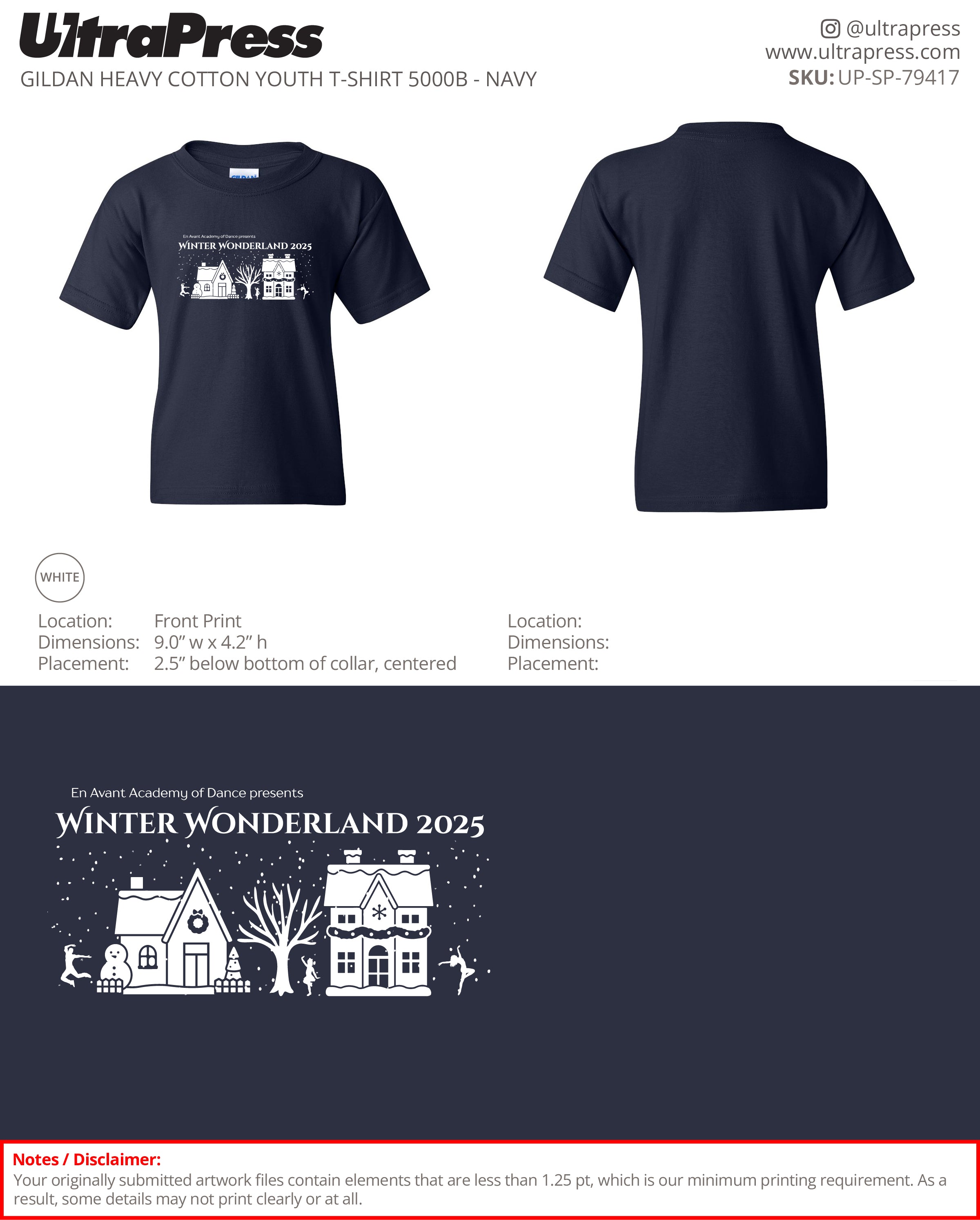 UP-SP-79417 Winter Wonderland 2025 - Briley Shanander 100 Min Qty (Bulk)