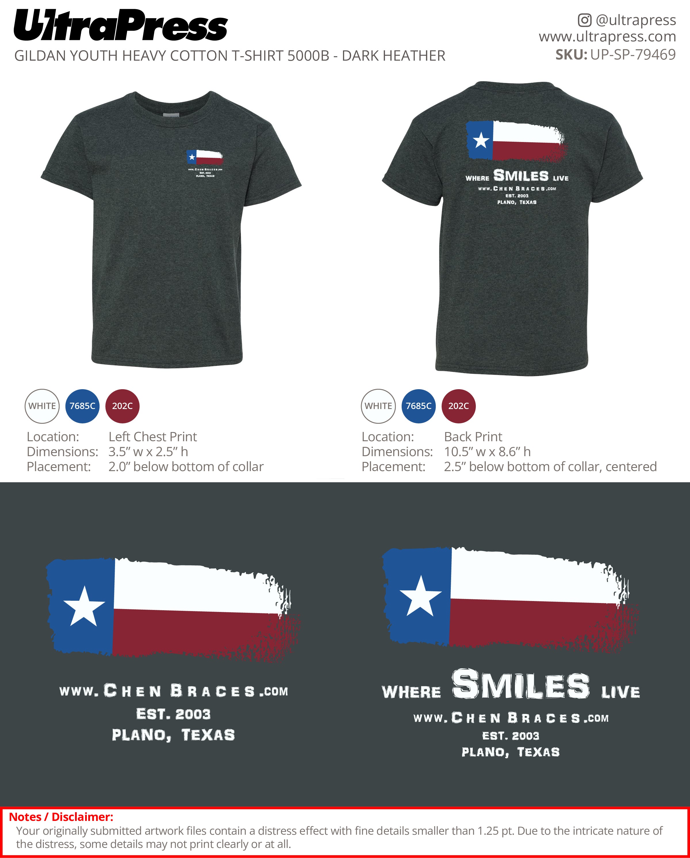 UP-SP-79469 Chen Braces - Patrick Chen 100 Min Qty (Bulk)