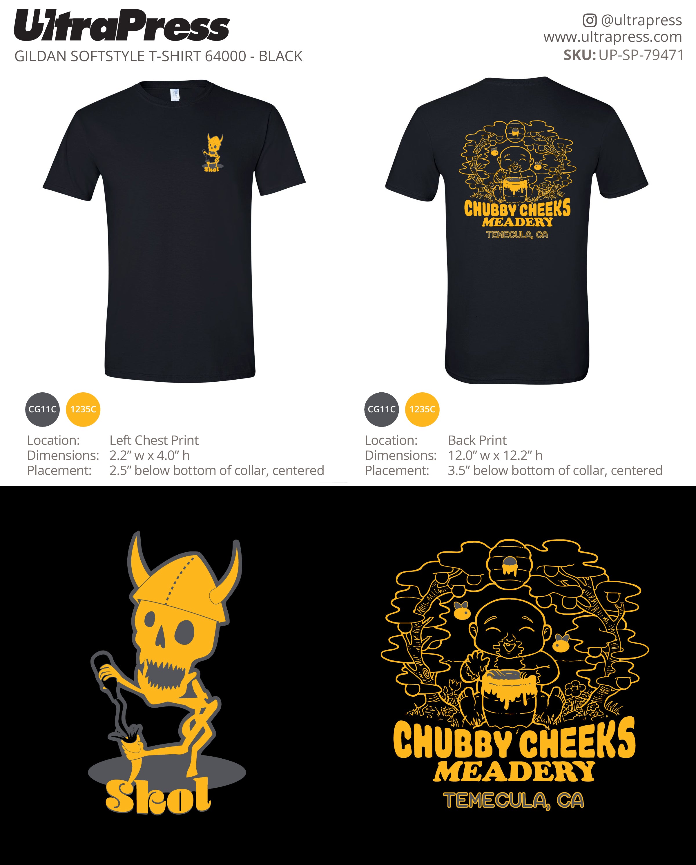 UP-SP-79471 Chubby Cheeks Meadery - Shannon Mooers 100 Min Qty (Bulk)