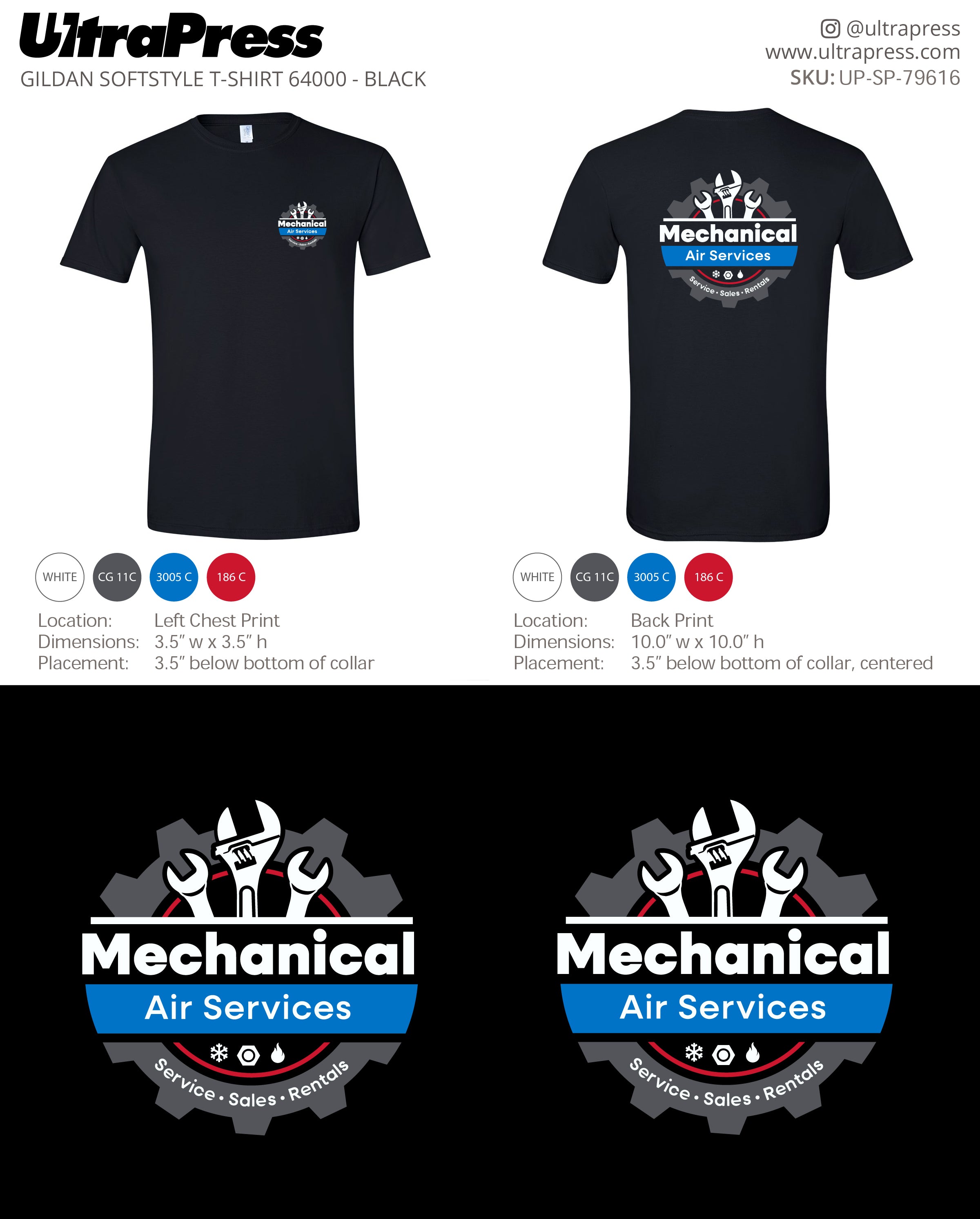 UP-SP-79616 Mechanical Air Services - Idayl daly 100 Pieces Package (Bulk)