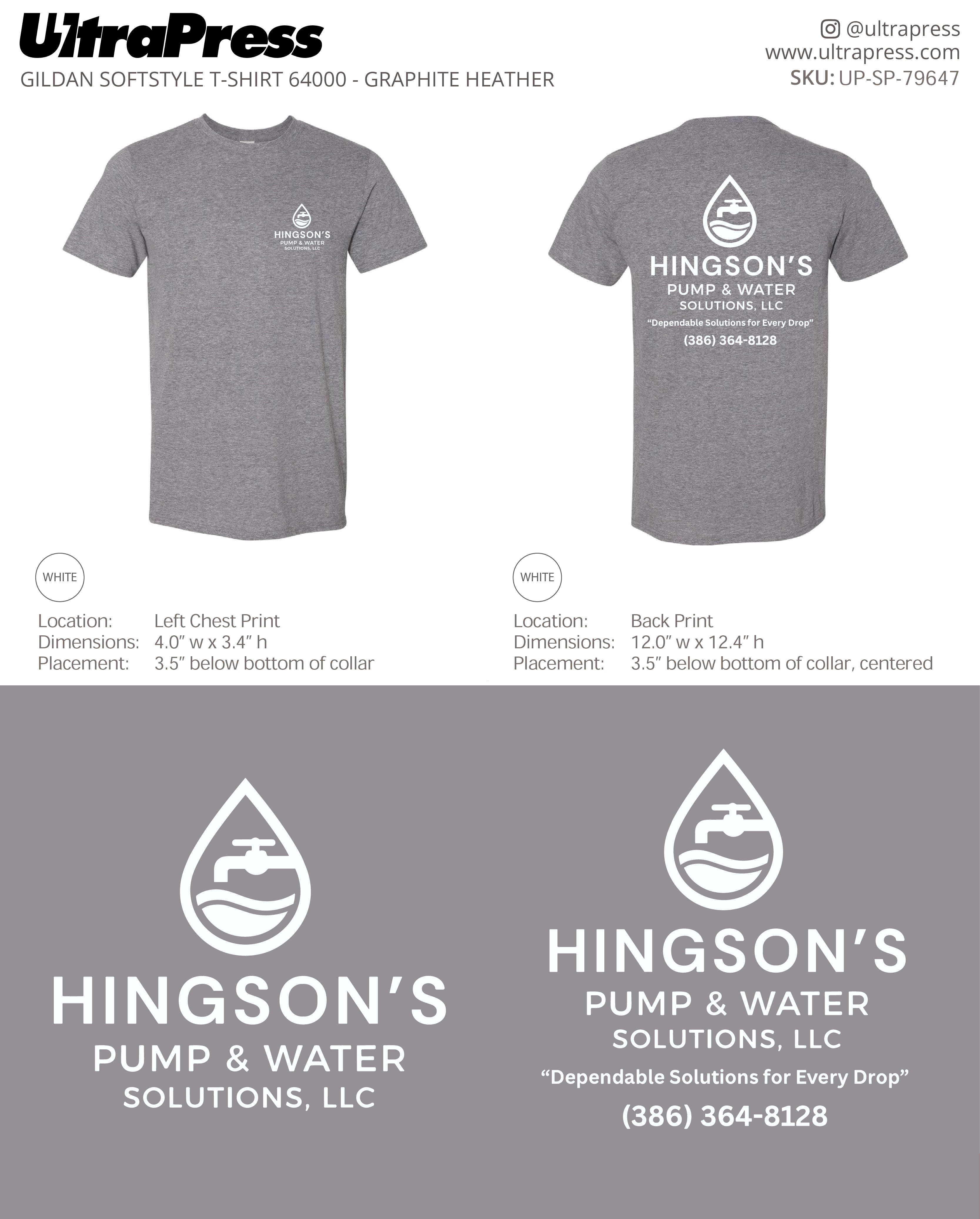 UP-SP-79647 Hingson's Pump & Water - Kevin Hingson 100 Min Qty (Bulk)