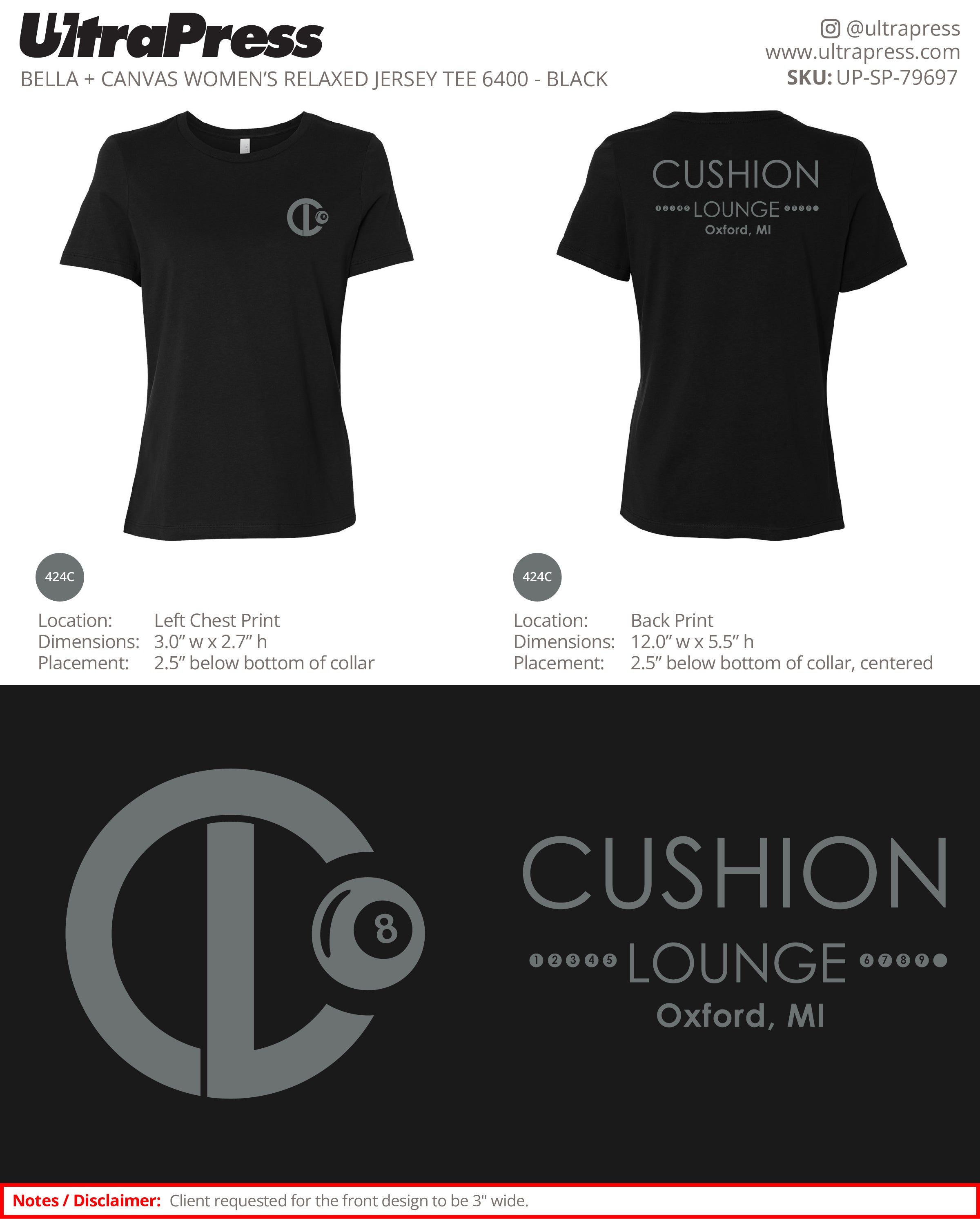 UP-SP-79697 Cushion Lounge HOODIES - Justin Zuehlke 24 Min Qty (Bulk)