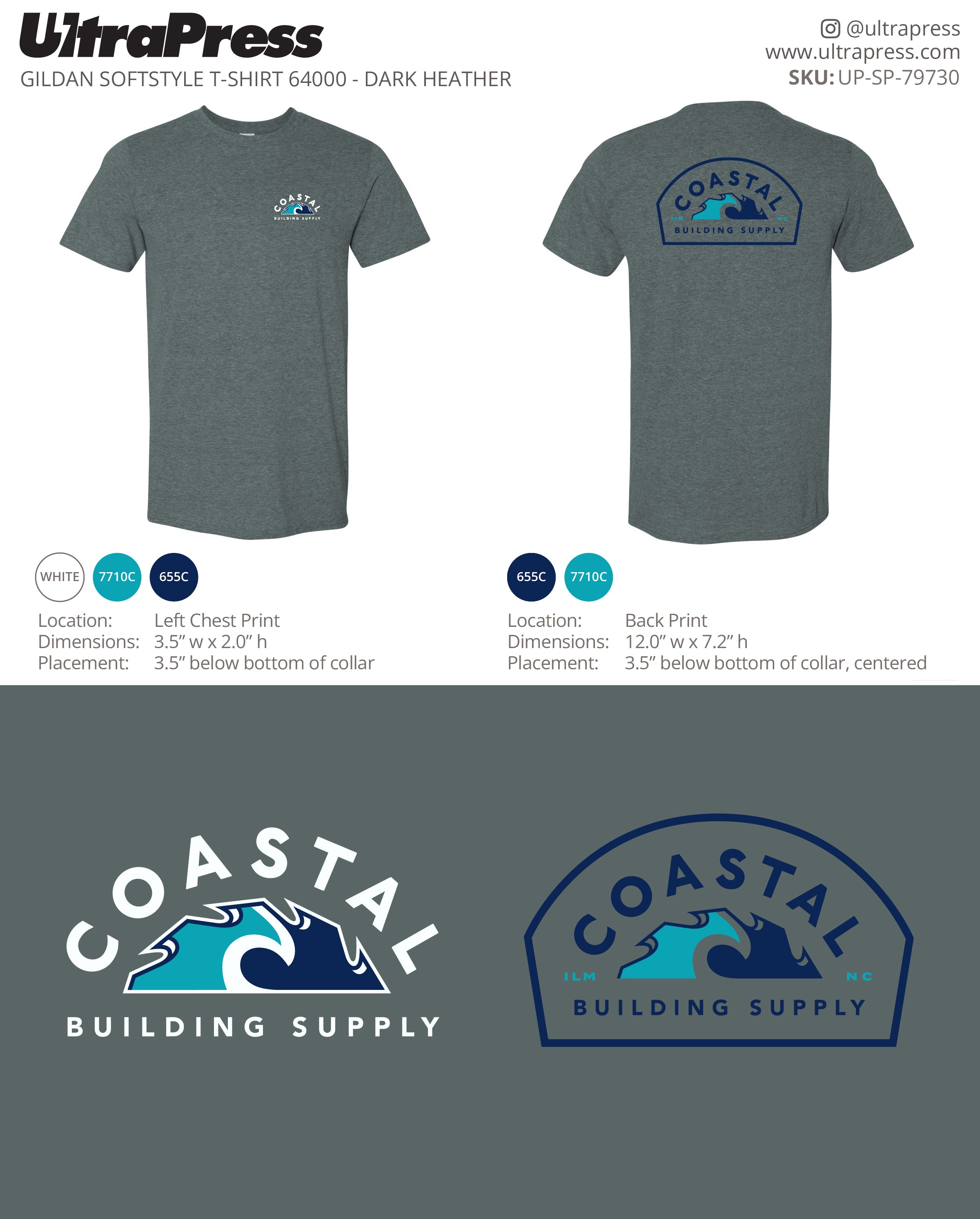 UP-SP-79730 Coastal Building Supply - Jordan Messick 100 Min Qty (Bulk)