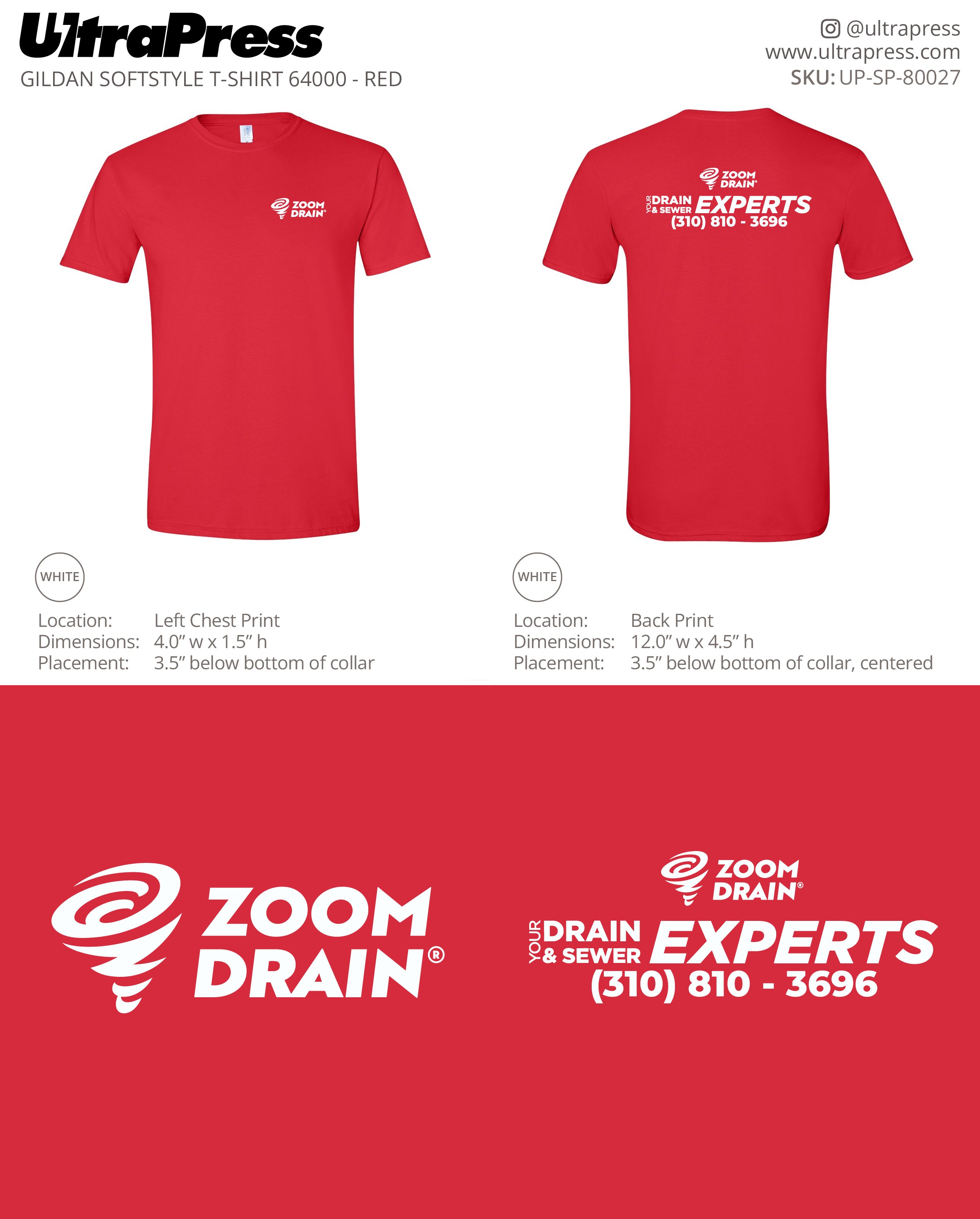 UP-SP-80027 Zoom Drain - Nian Wang 50 Min Qty (Bulk)
