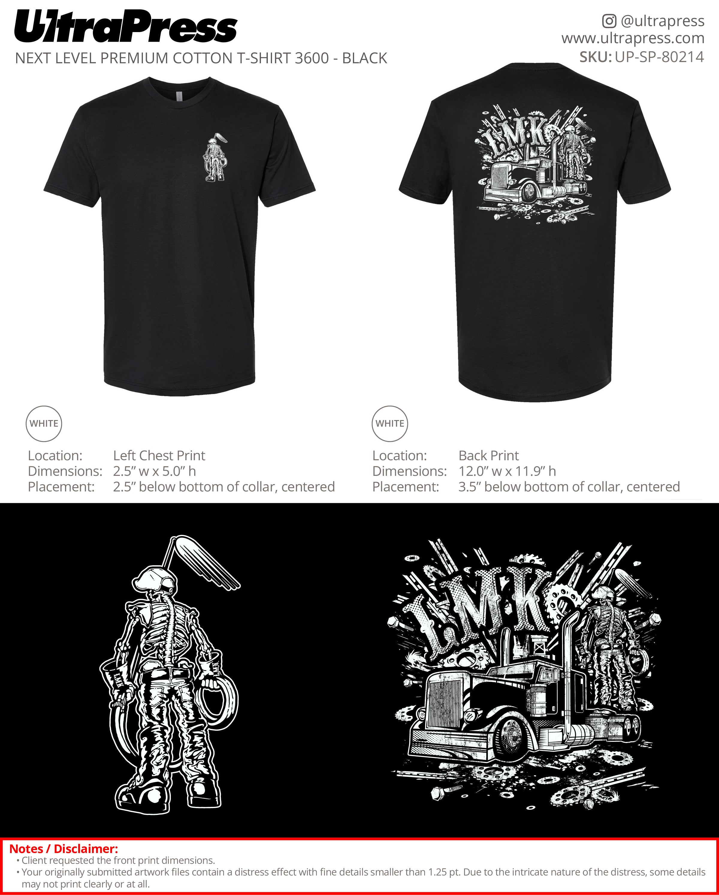 UP-SP-80214 LMK - Ryan Narte 100 Pieces Package (Bulk)