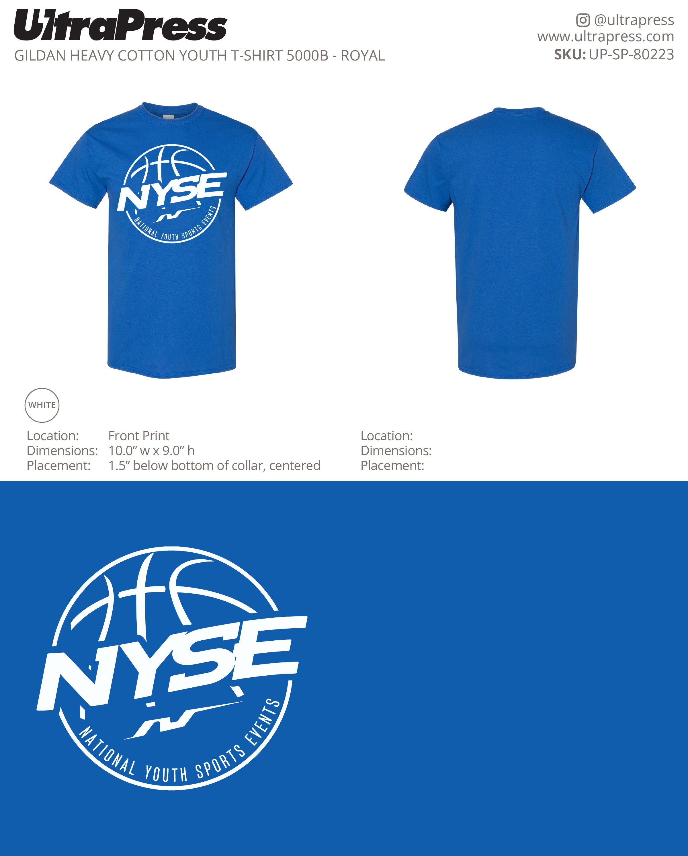 UP-SP-80223 National Youth Sports Events - Mike Perez 100 Min Qty (Bulk)