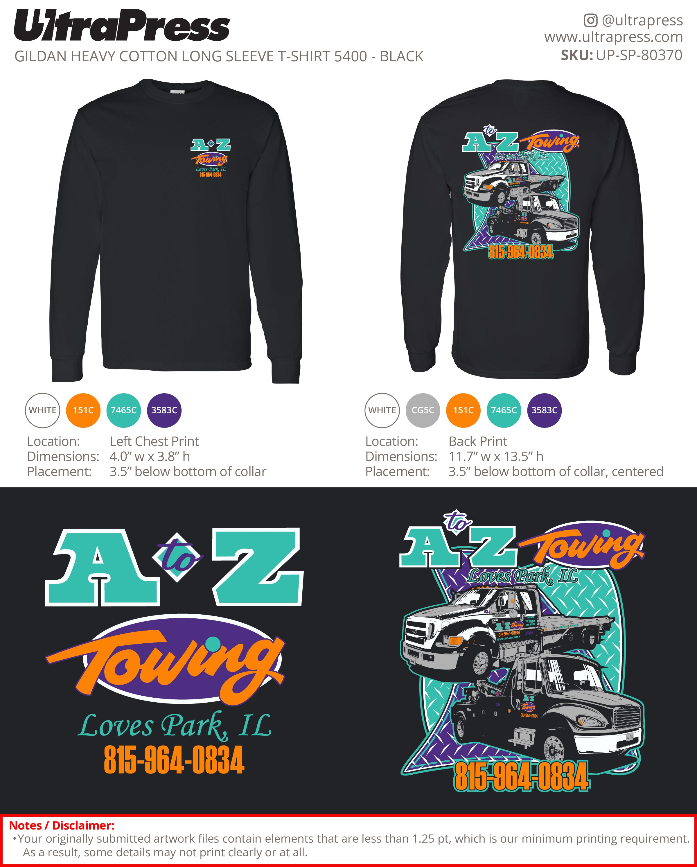 UP-SP-80370 A to Z Towing Full Color - Laura Wishard 72 Min Qty (Bulk)