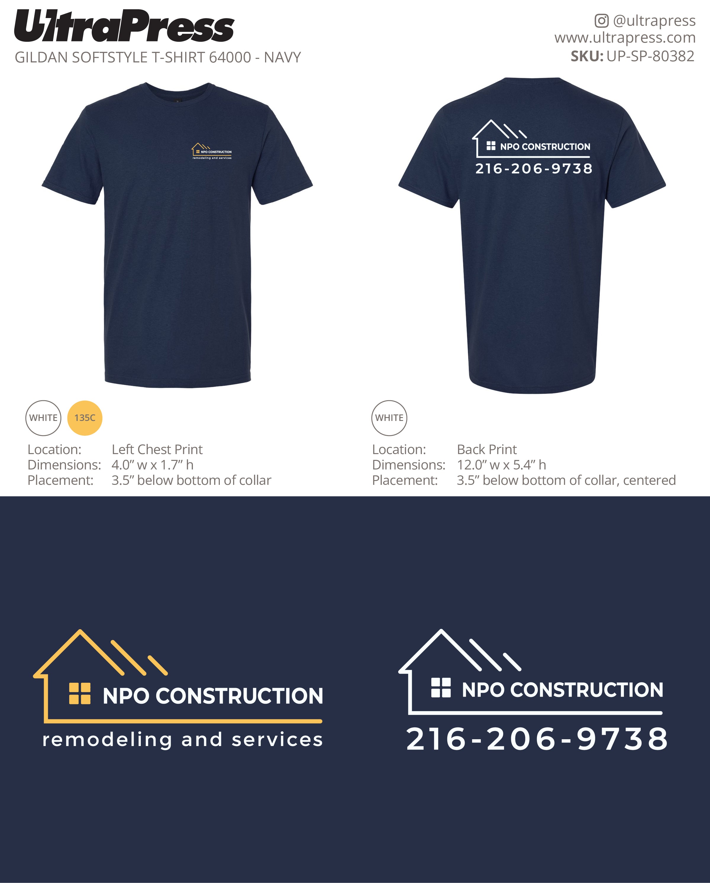 UP-SP-80382 NPO Construction - Oksana Naiko 100 Min Qty (Bulk)