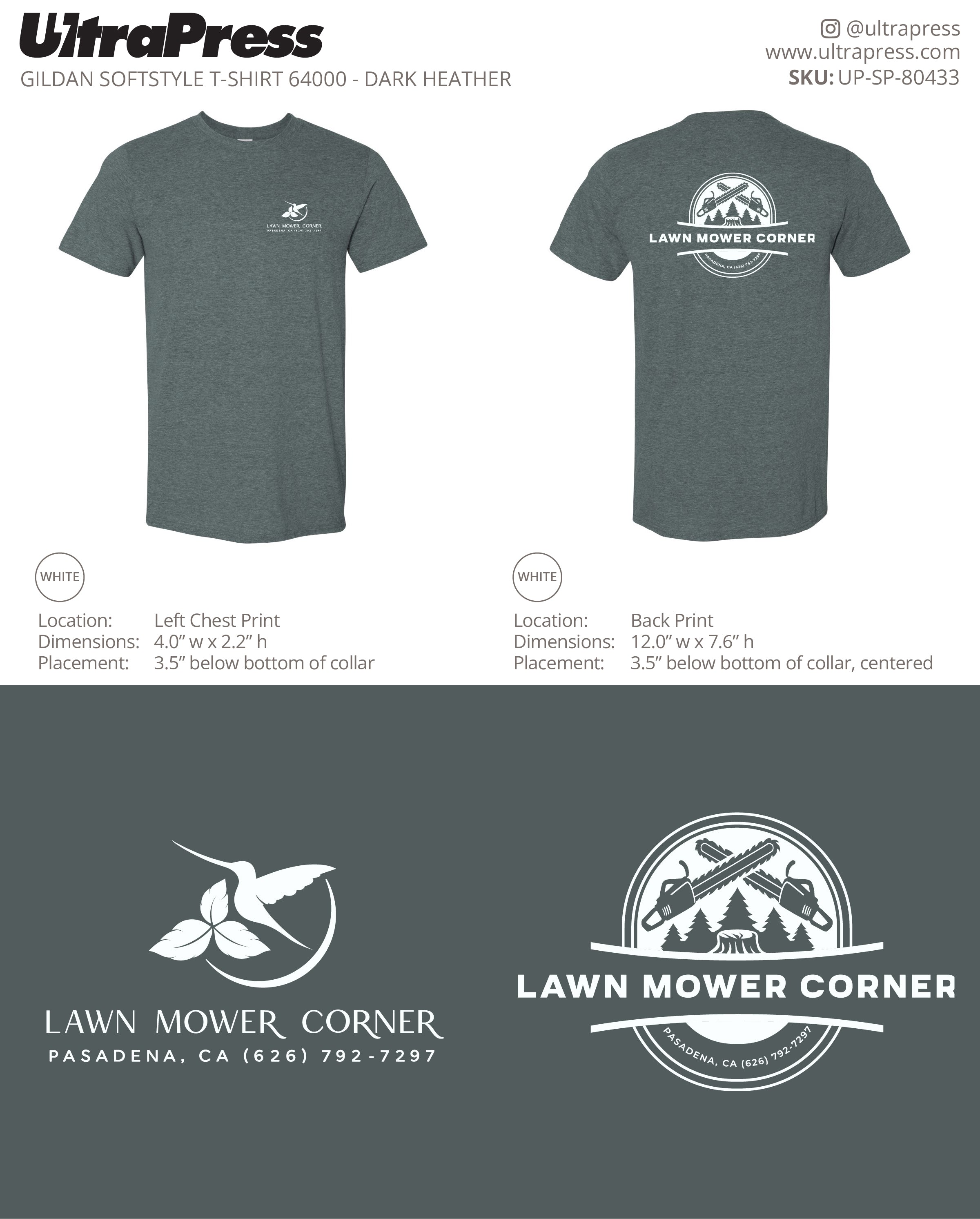 UP-SP-80433 Lawn Mower Corner - Charles Kim 100 Min Qty (Bulk)