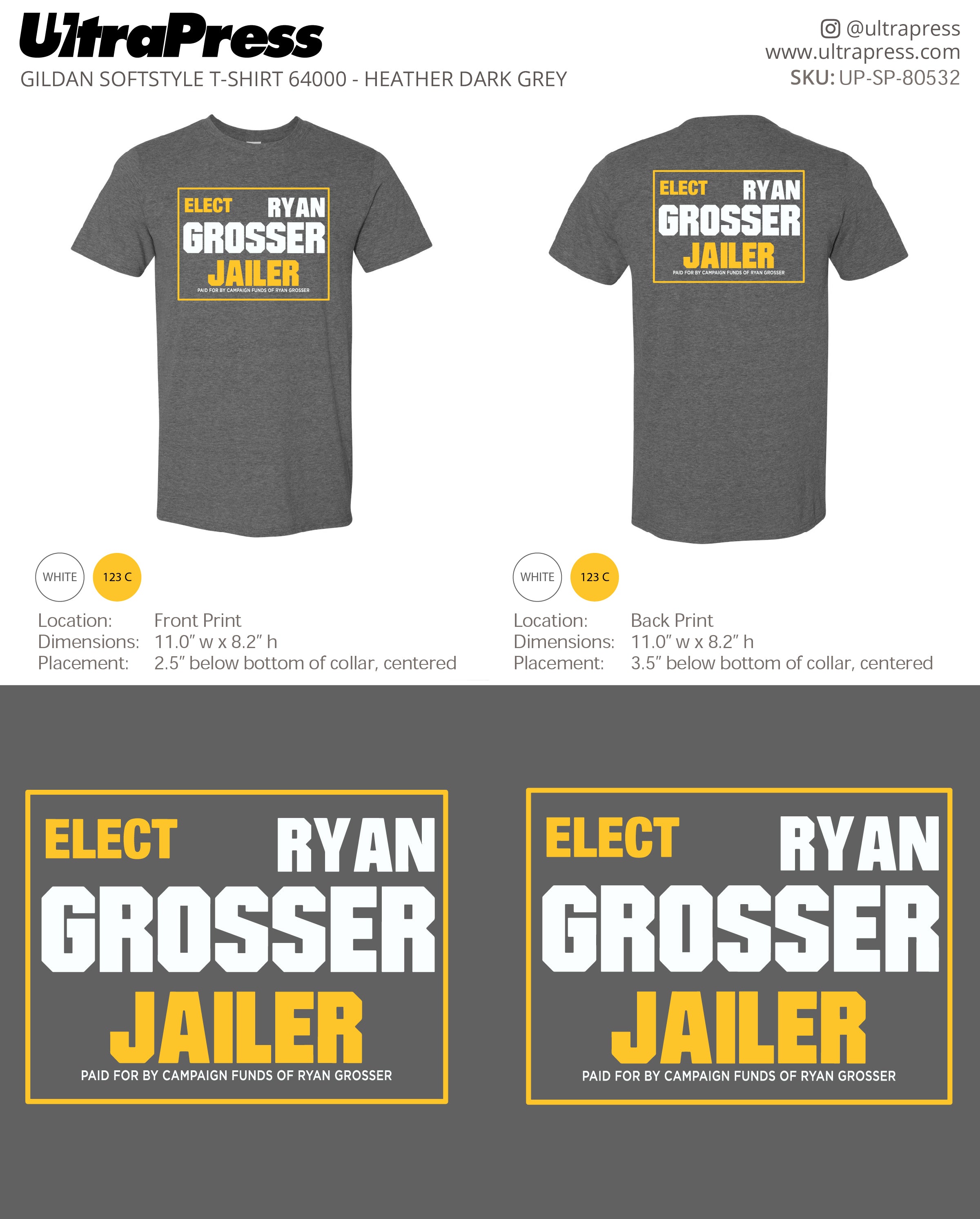 UP-SP-80532 Elect Ryan Grosser - Ryan Grosser 100 Min Qty (Bulk)