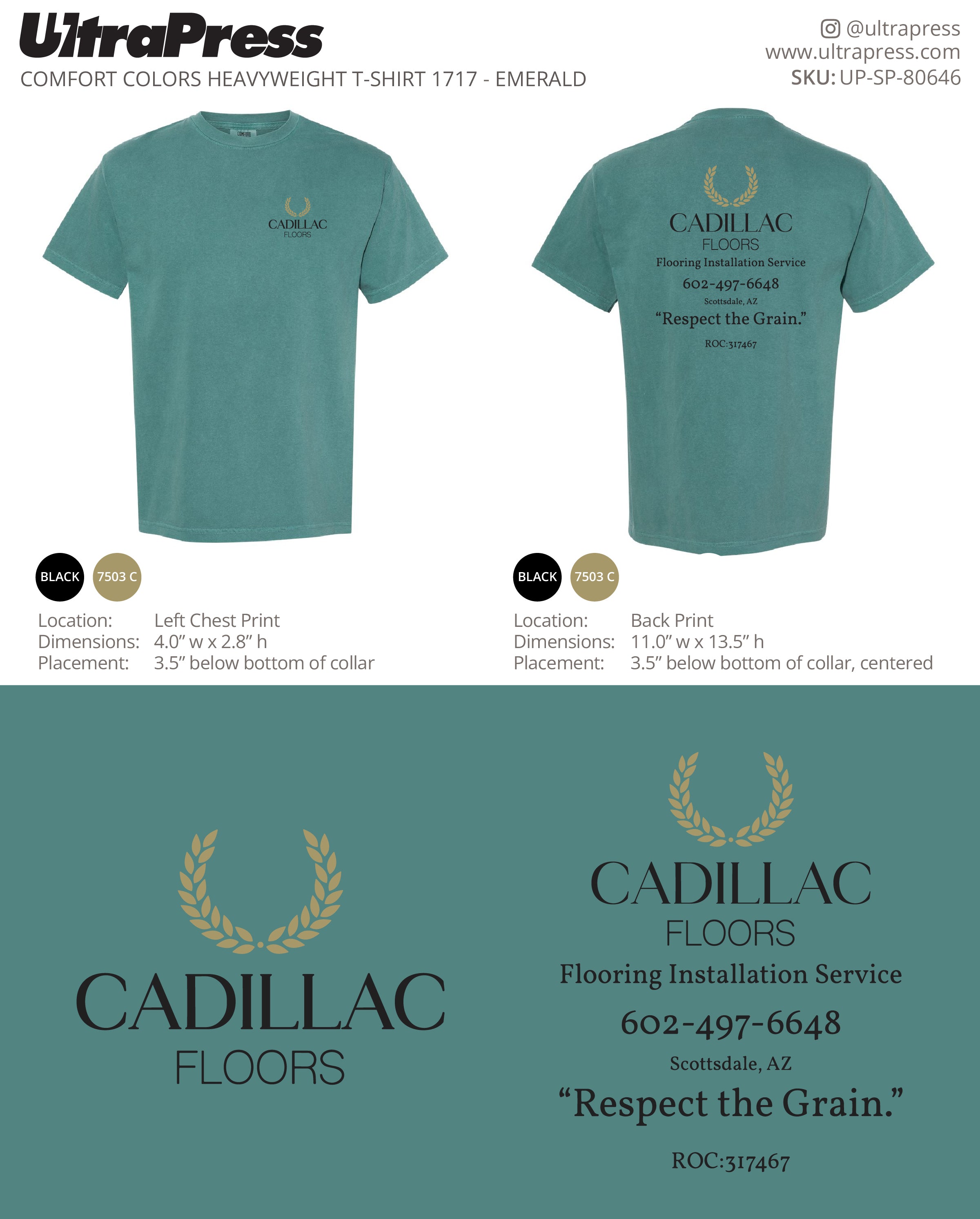 UP-SP-80646 Cadillac Floors - Igor Radov 24 Min Qty (Bulk)