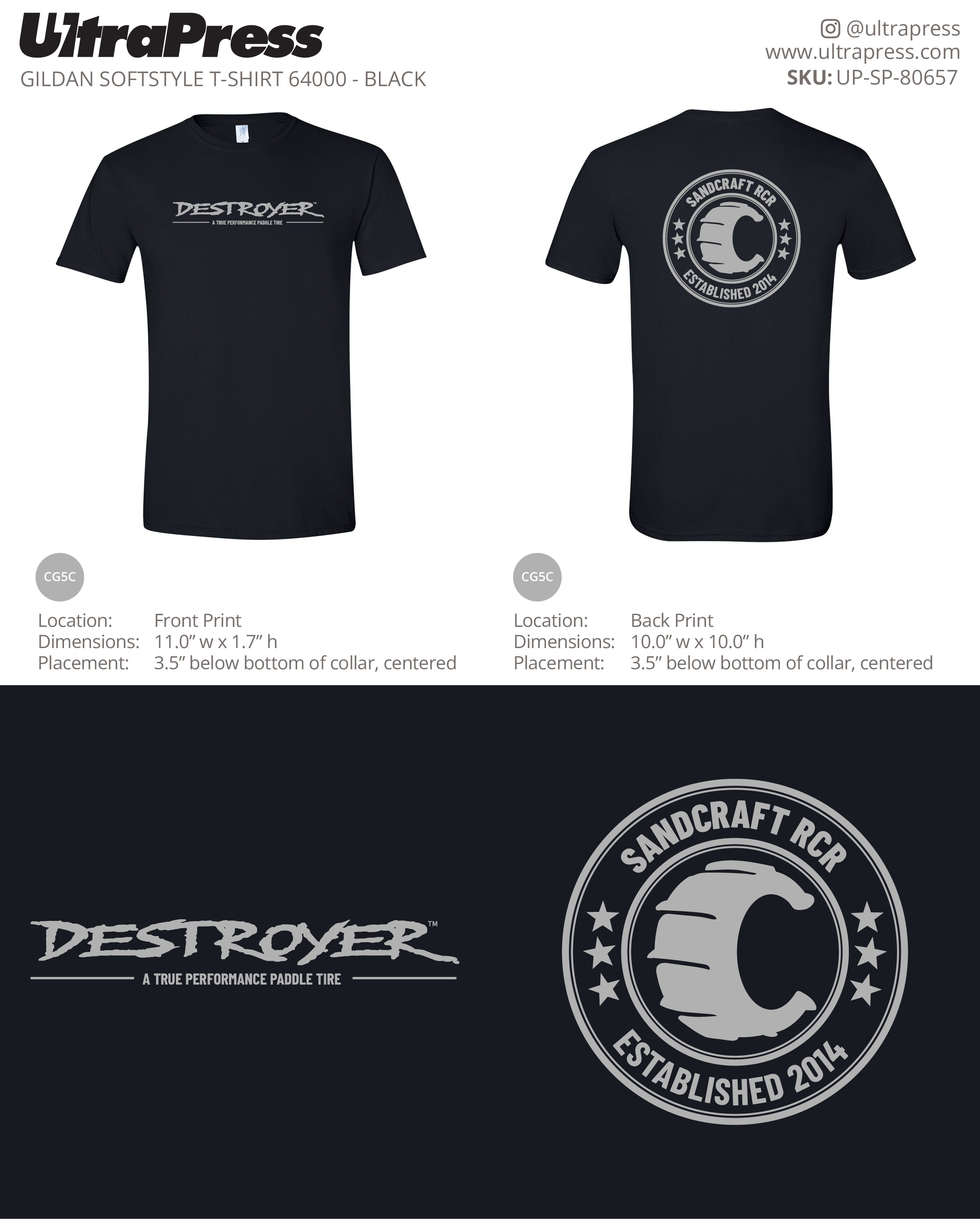 UP-SP-80657 Sandcraft Design - Ben Drolet 100 Min Qty (Bulk)