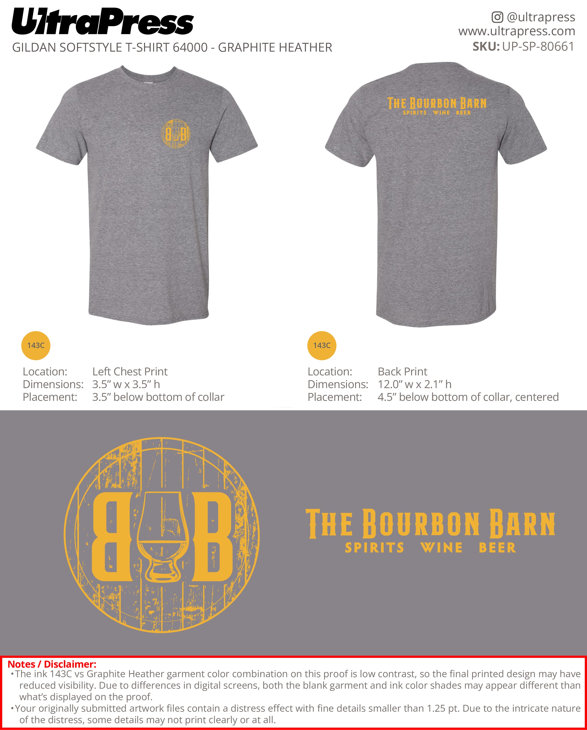 UP-SP-80661 The Bourbon Barn - Parth Chaudhari 100 Min Qty (Bulk)