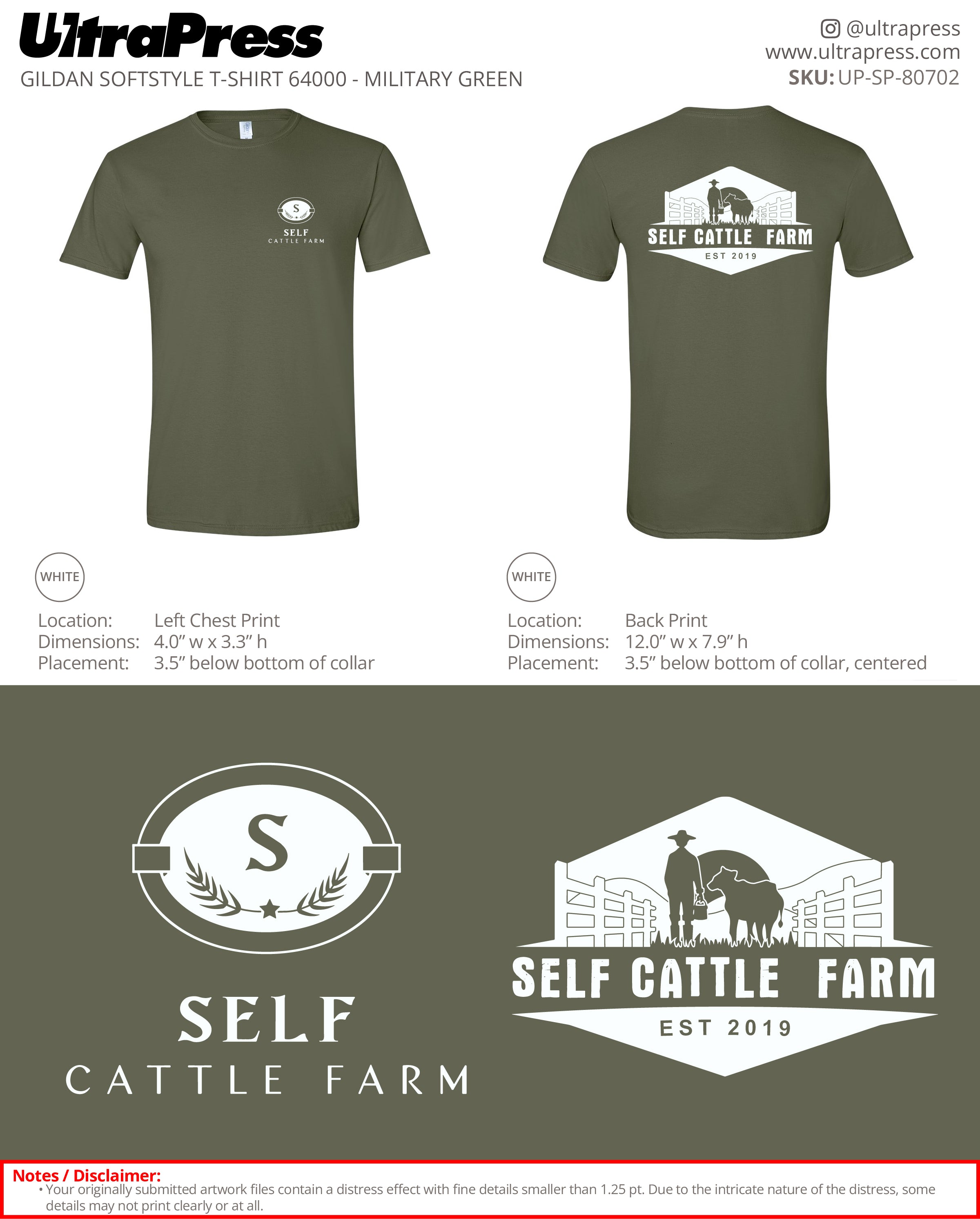 UP-SP-80702 Self Cattle Farm - Billy J Self 100 Min Qty (Bulk)