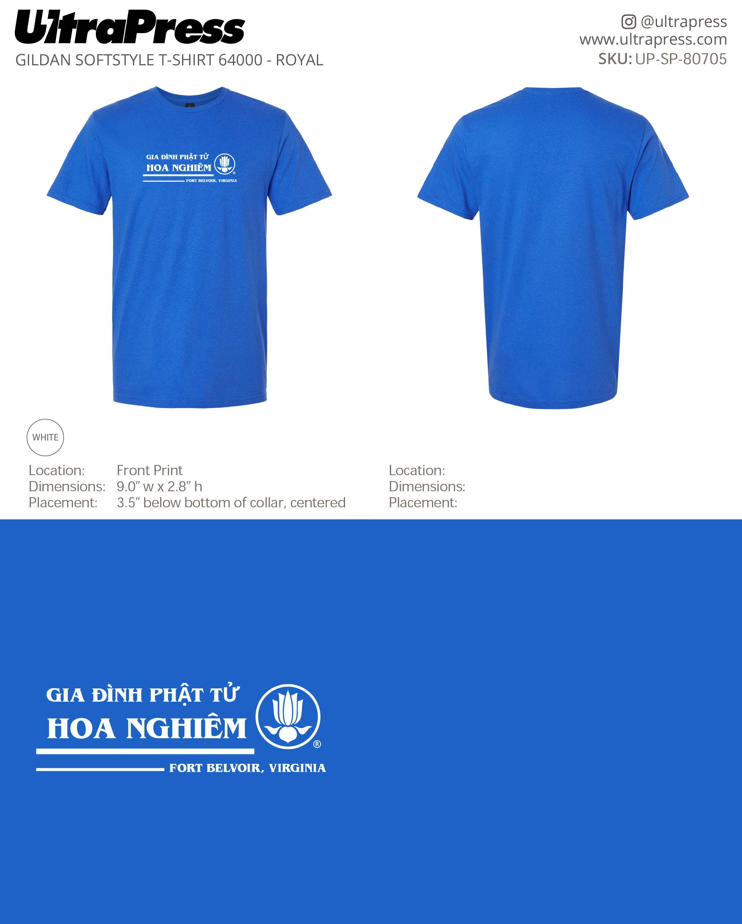 UP-SP-80705 Buddhist Youth Association Hoa Nghiêm - Phuc Bui 100 Min Qty (Bulk)