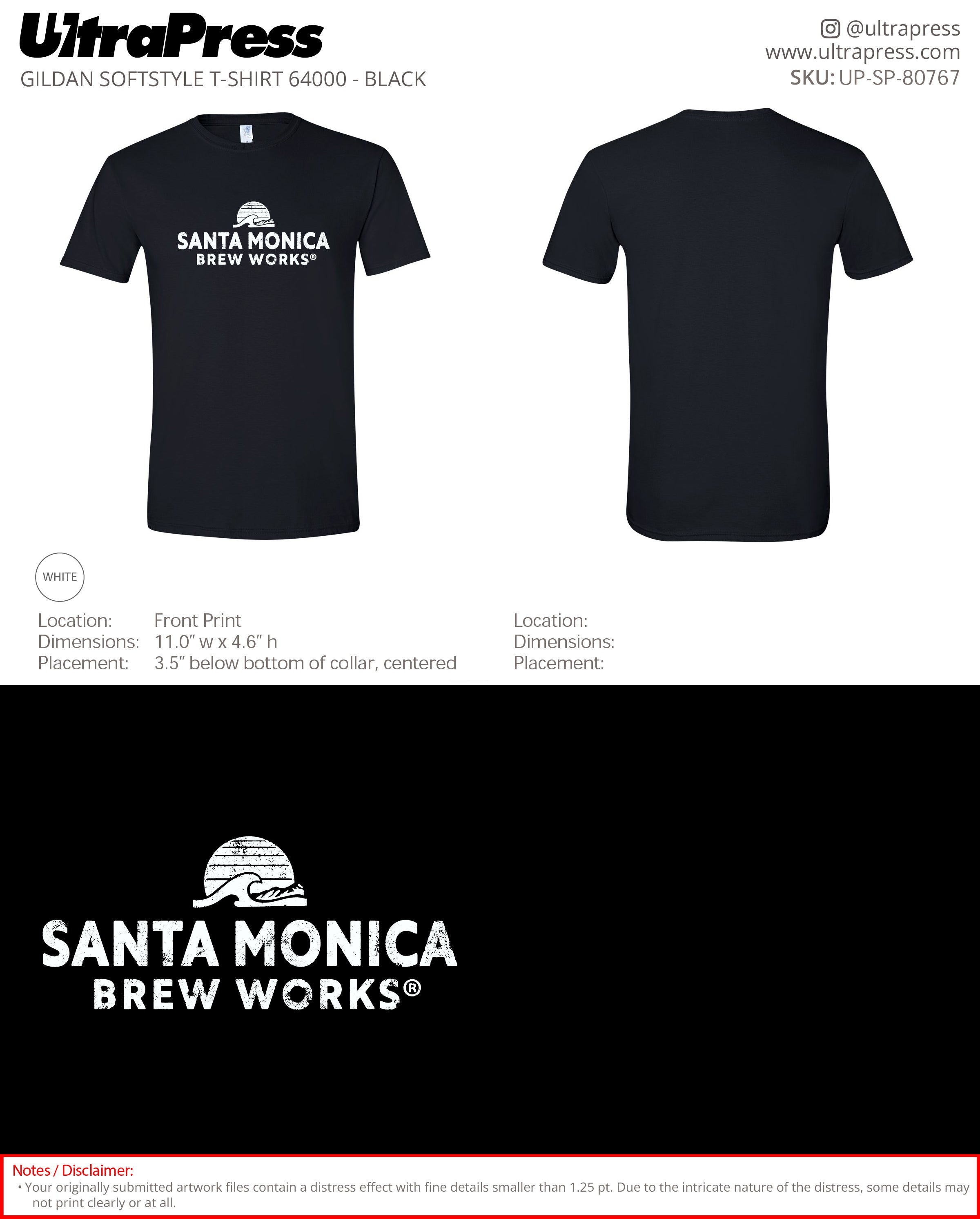 UP-SP-80767 Santa Monica Brew Works - Johnny Wardell 100 Min Qty (Bulk)