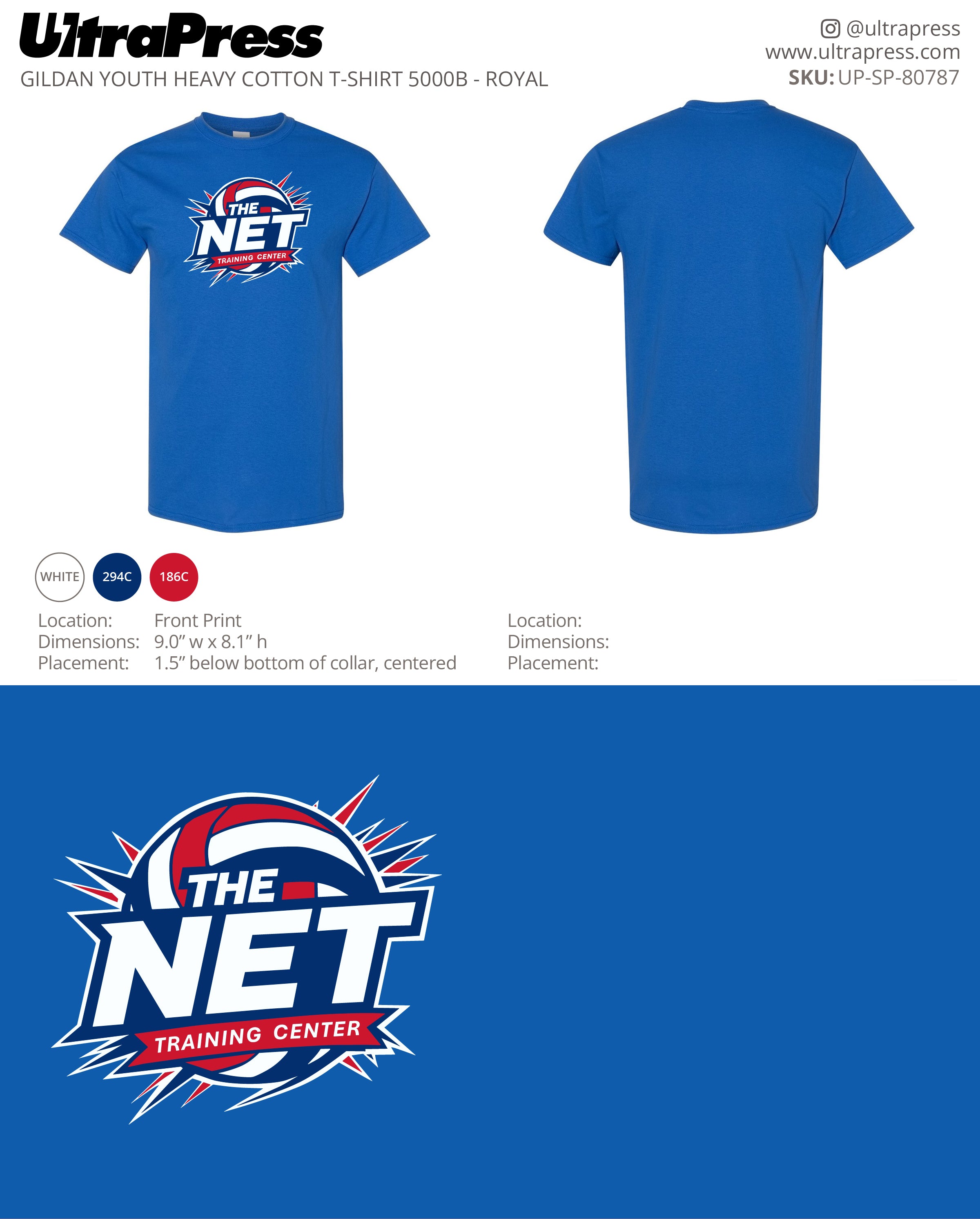 UP-SP-80787 The Net Training Center (Youth) - Andrew Myers 50 Min Qty (Bulk)