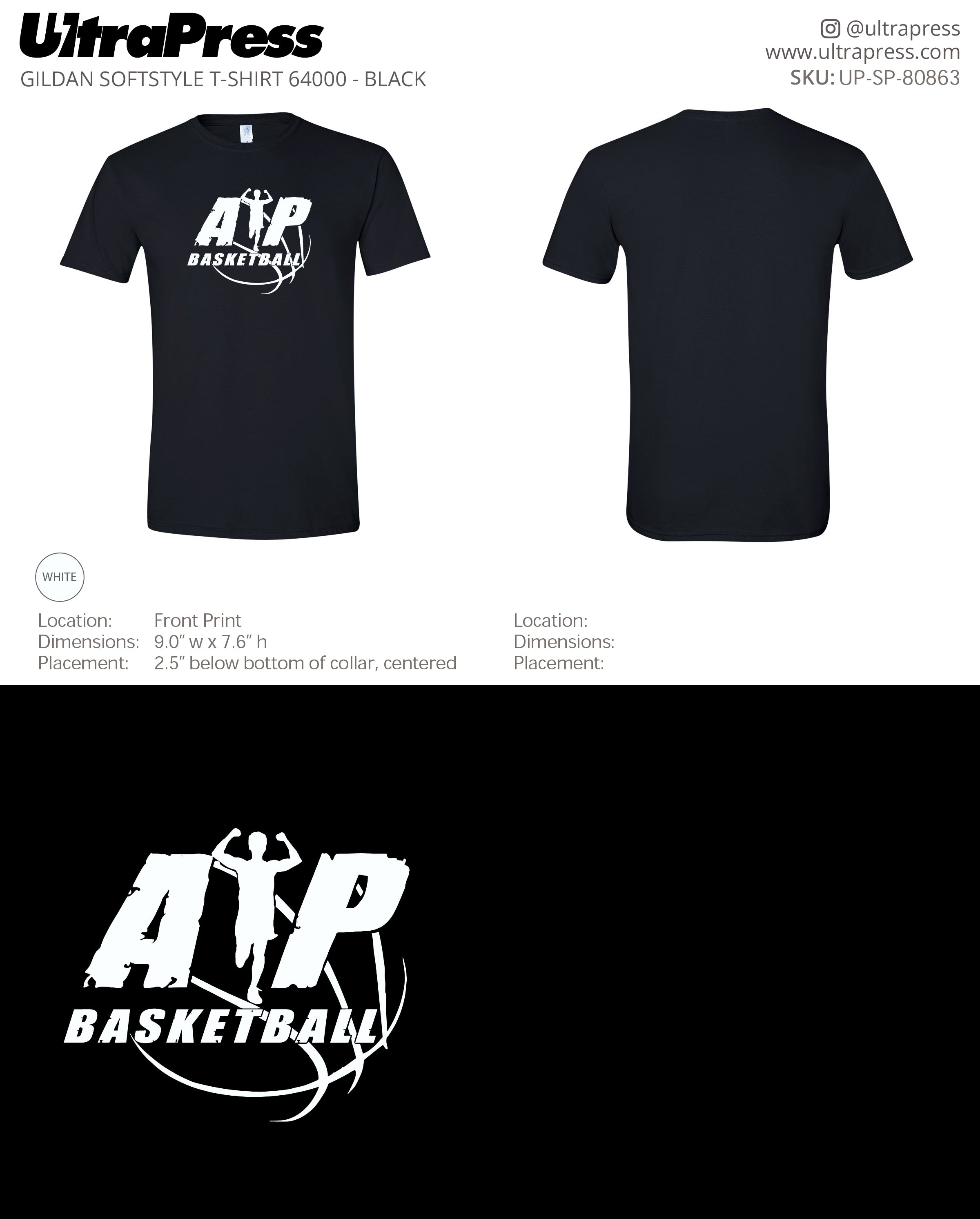 UP-SP-80863 AP Basketball Shirts - Kimberly Maxwell 100 Min Qty (Bulk)