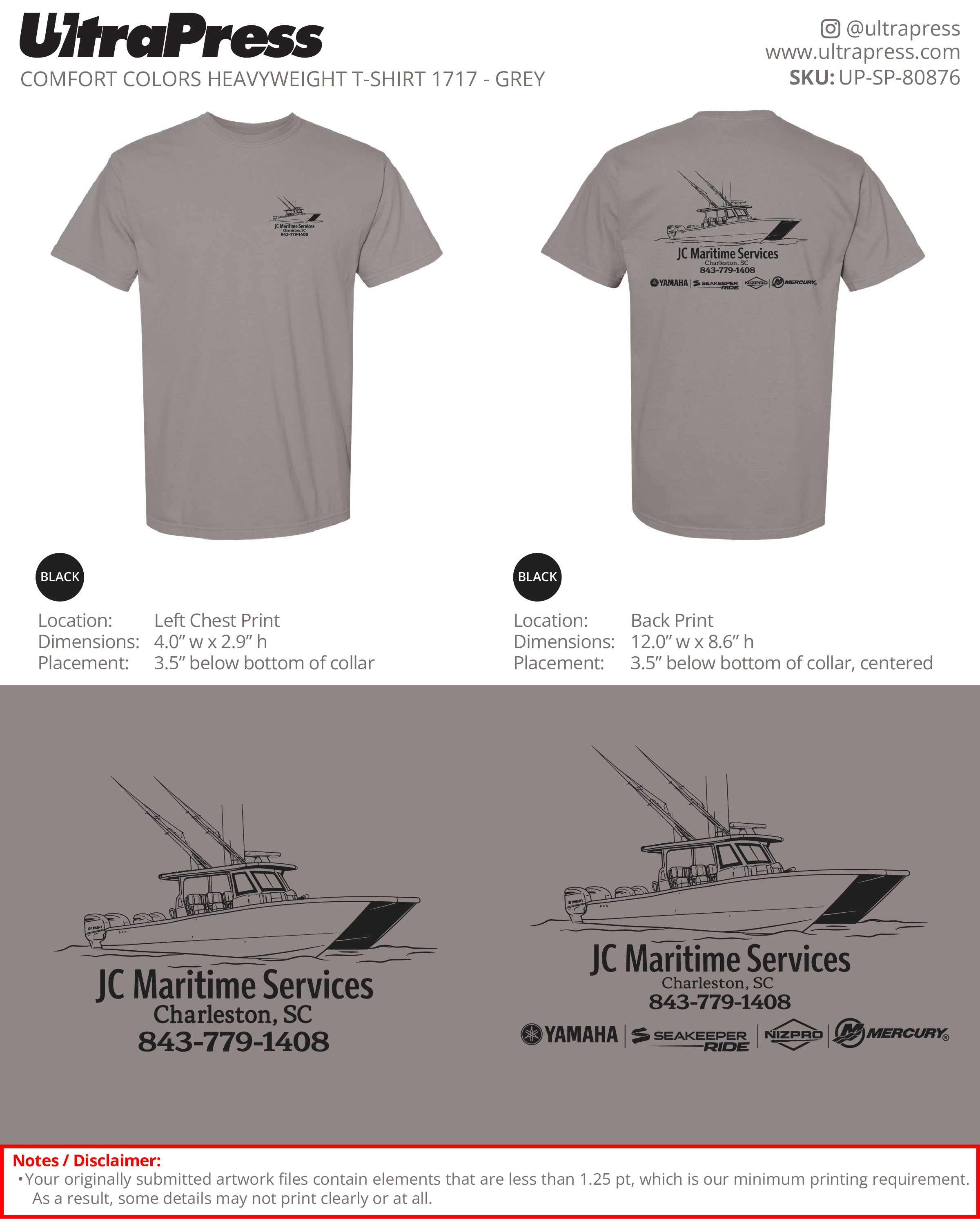 UP-SP-80876 JC Maritime Services - John Cetin 24 Min Qty (Bulk)