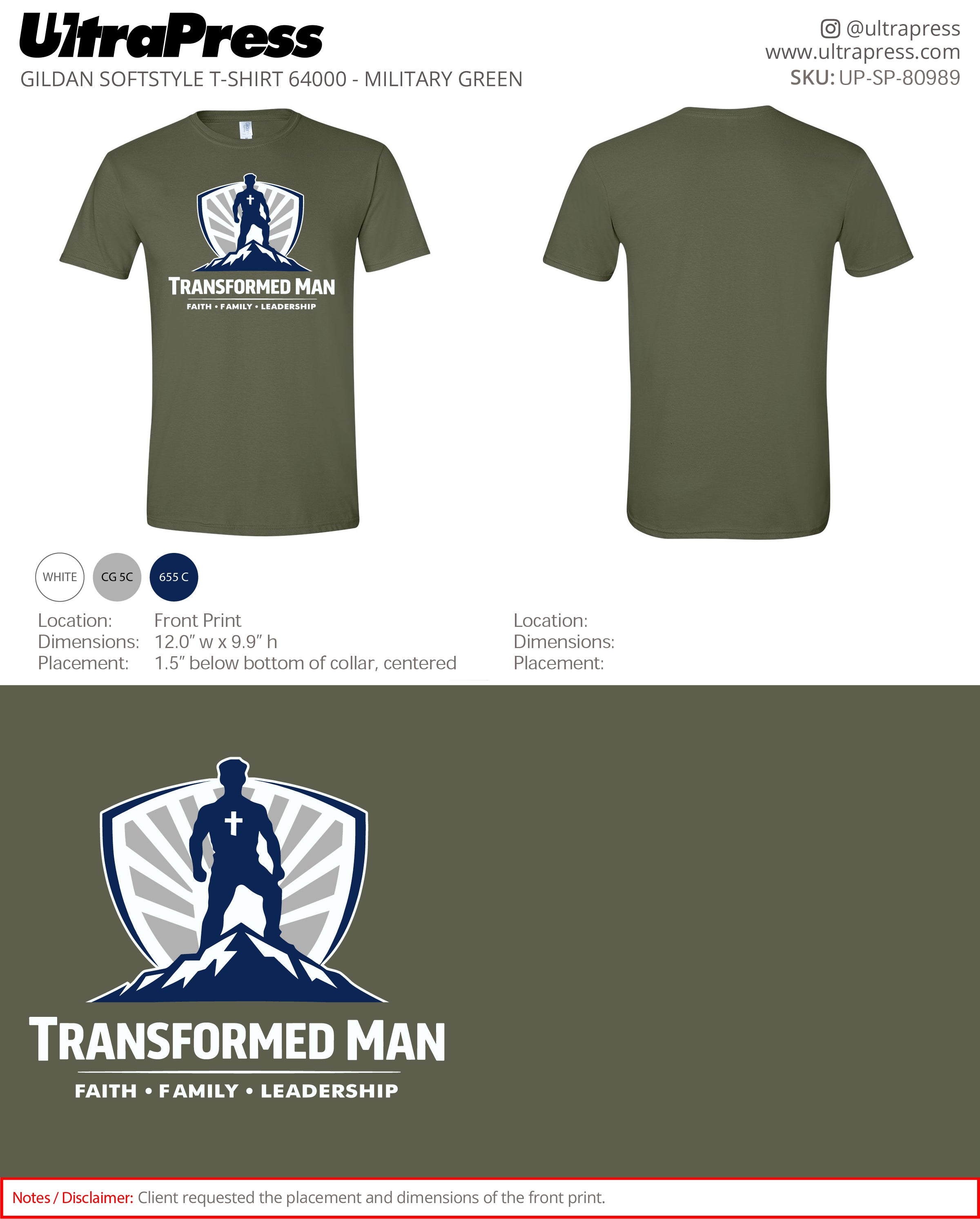 UP-SP-80989 Transformed Man - Marcelo Barioni 100 Min Qty (Bulk)