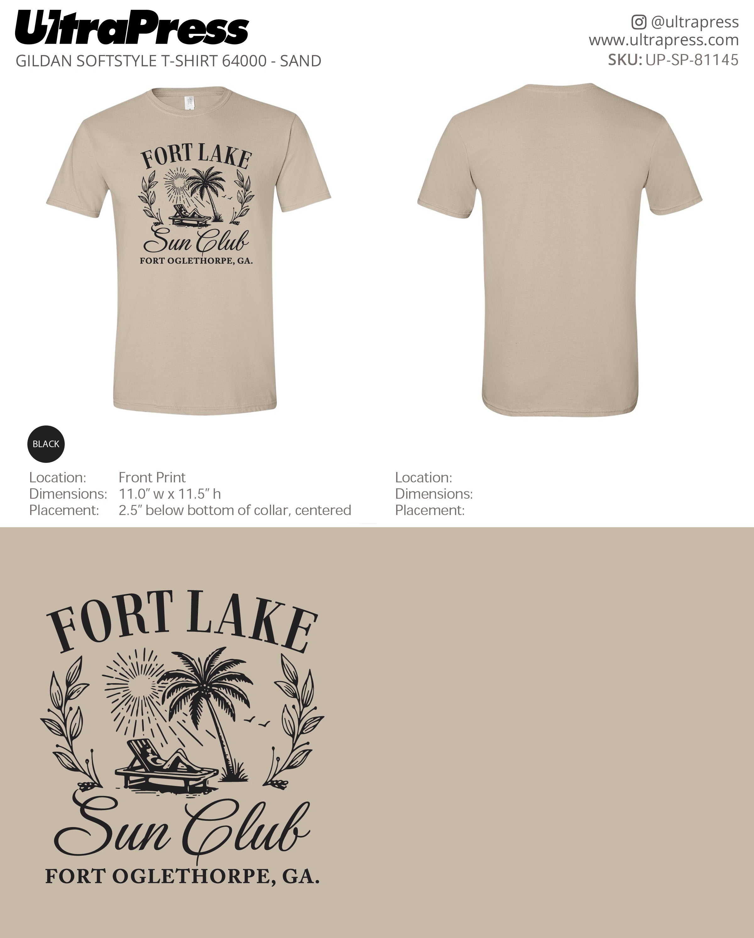 UP-SP-81145 Fort Lake Sun Club - Sharita Raby - 100 Min Qty (Bulk)