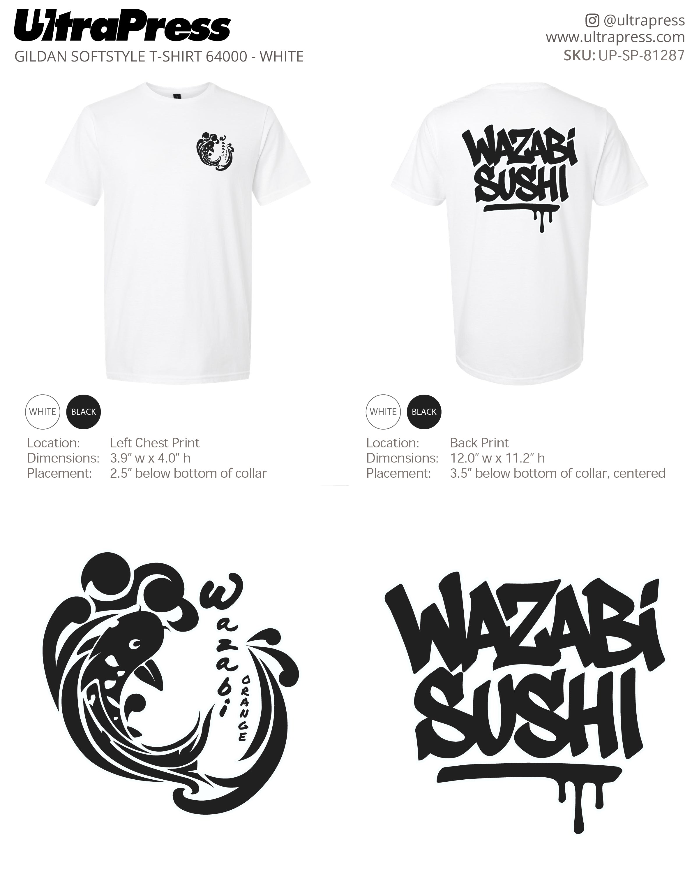 UP-SP-81287 Wazabi Sushi - Theerakitti S. 50 Pieces Package Deal (Bulk)