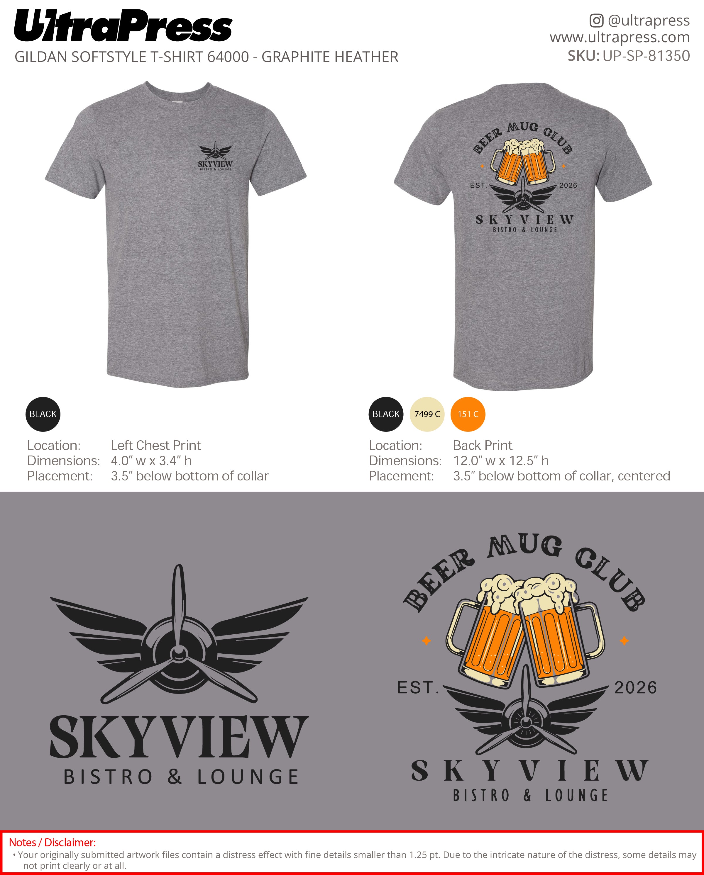 UP-SP-81350 Skyview Bistro & Lounge - Alana Fairbank 100 Min Qty (Bulk)