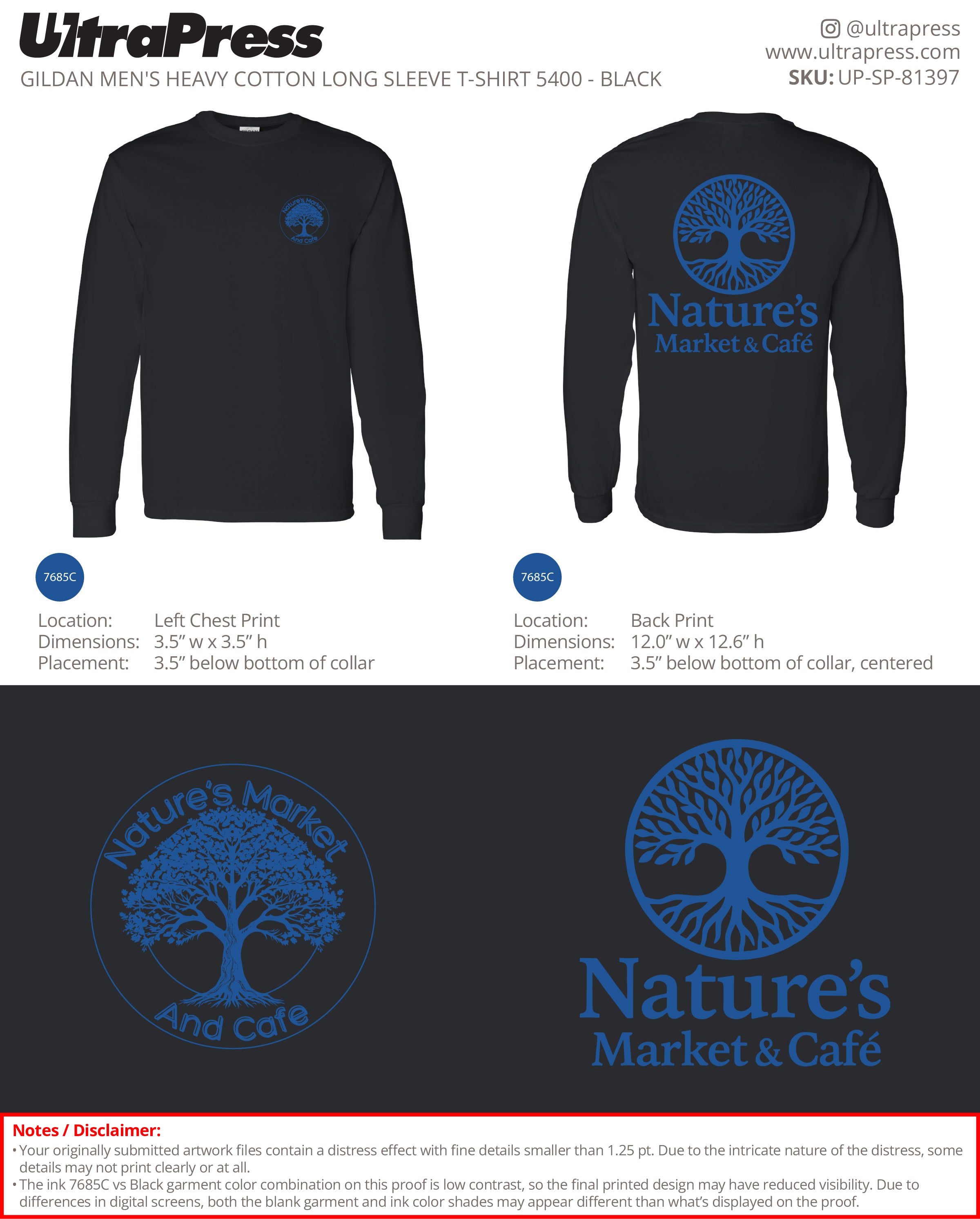 UP-SP-81397 Nature's Market and Cafe - Kelly Swenson 100 Min Qty (Bulk)