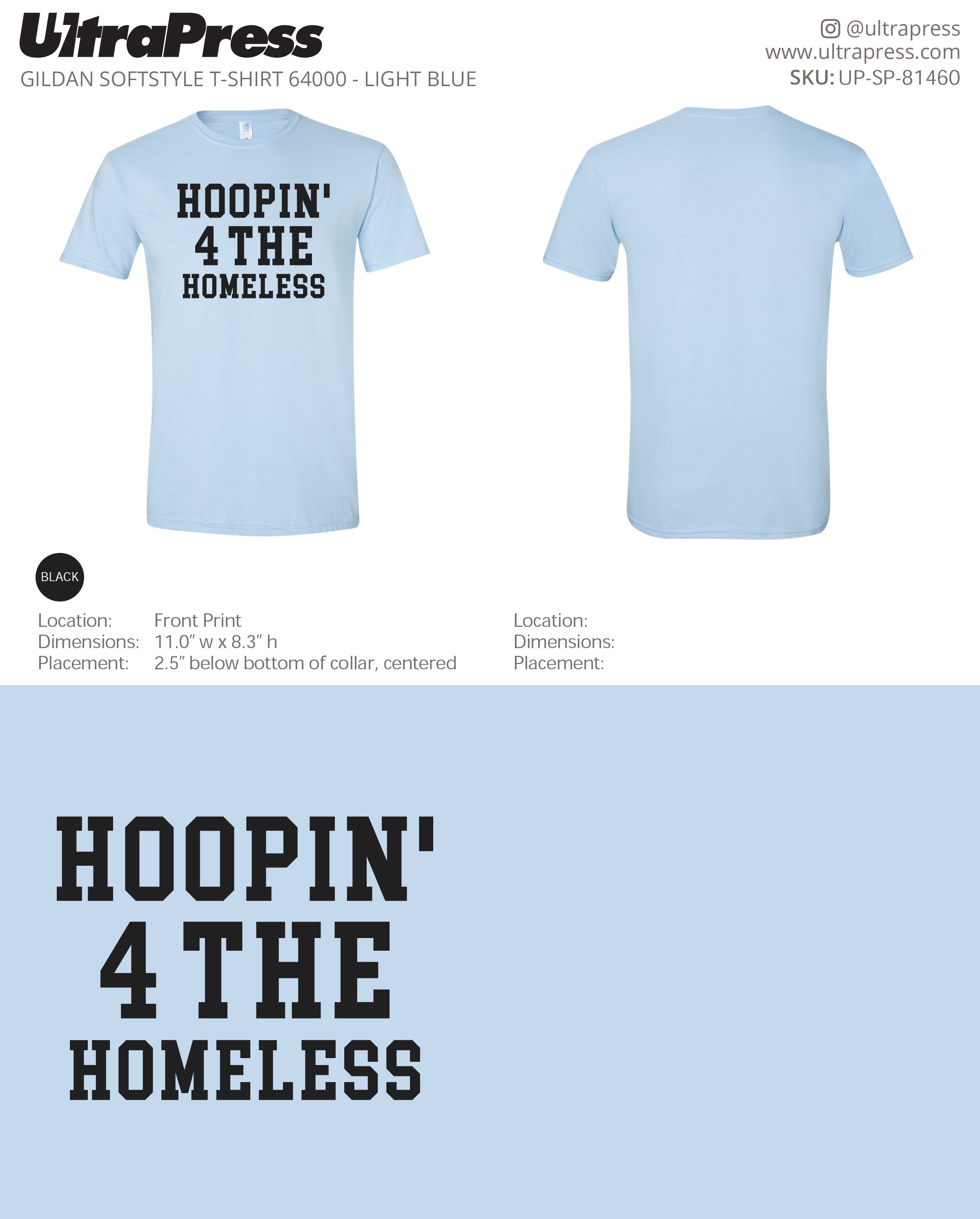UP-SP-81460 Hoopin' 4 The Homeless - Matt Gregg 100 Min Qty (Bulk)