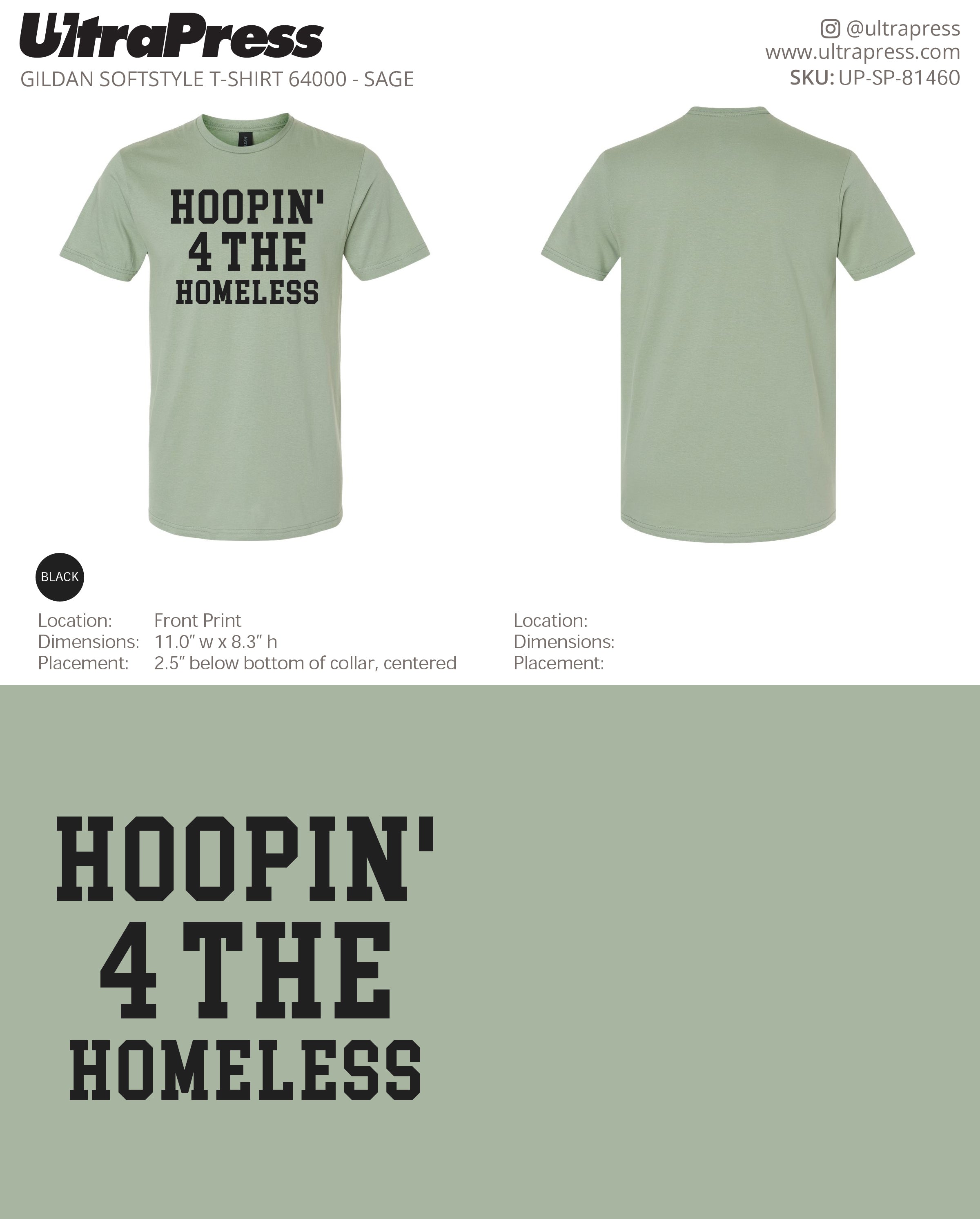 UP-SP-81460 Hoopin' 4 The Homeless - Matt Gregg 100 Min Qty (Bulk)